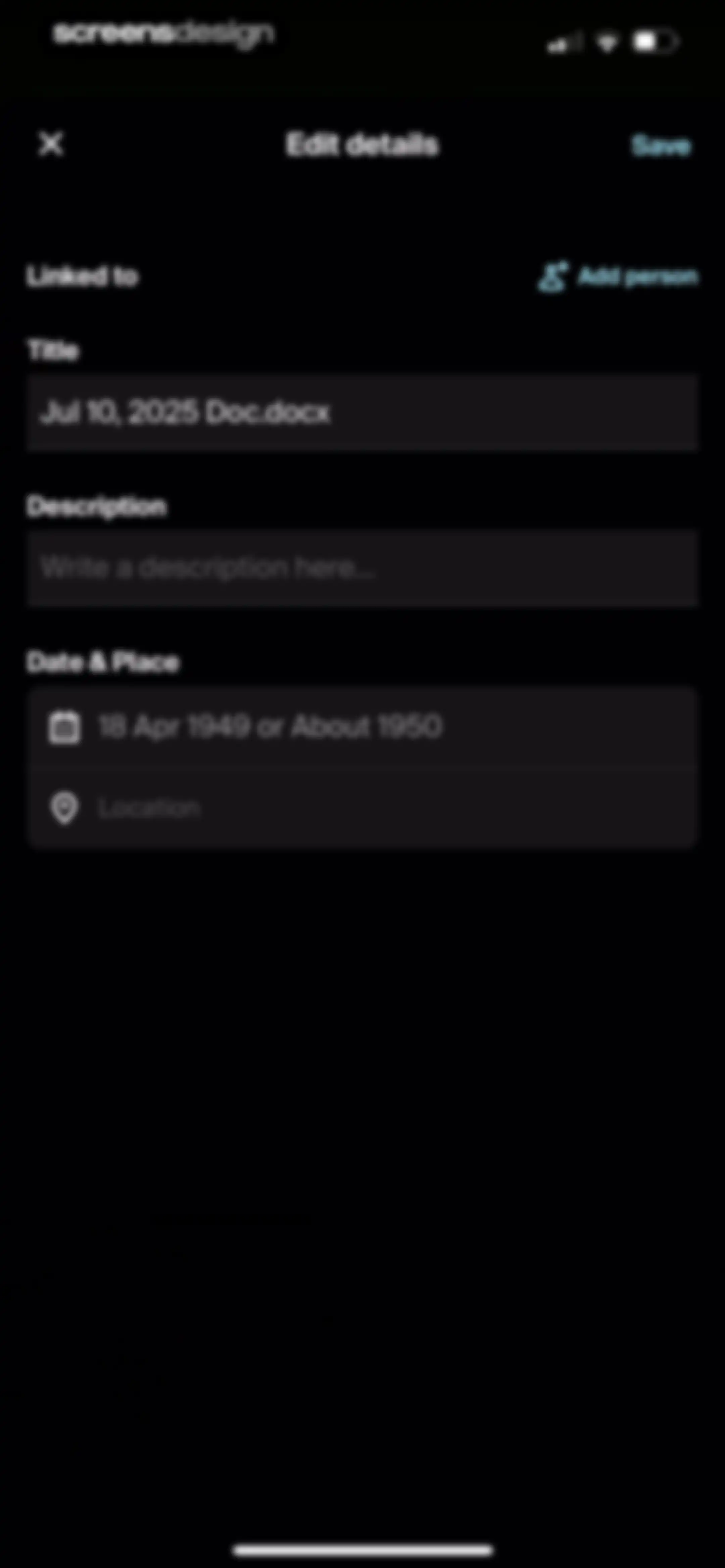 Ancestry: Family History & DNA screen 230