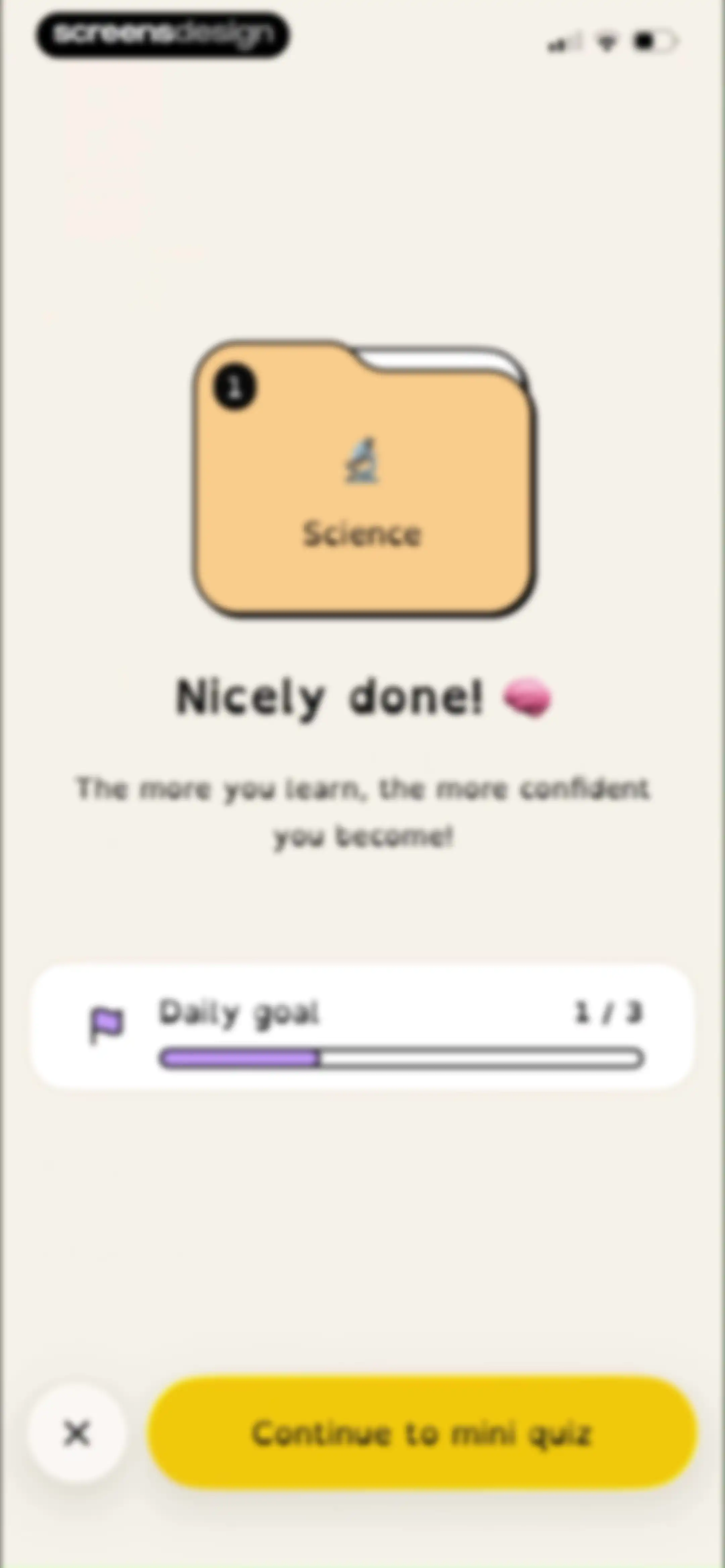 GenK: Daily Learning & Quiz screen 41