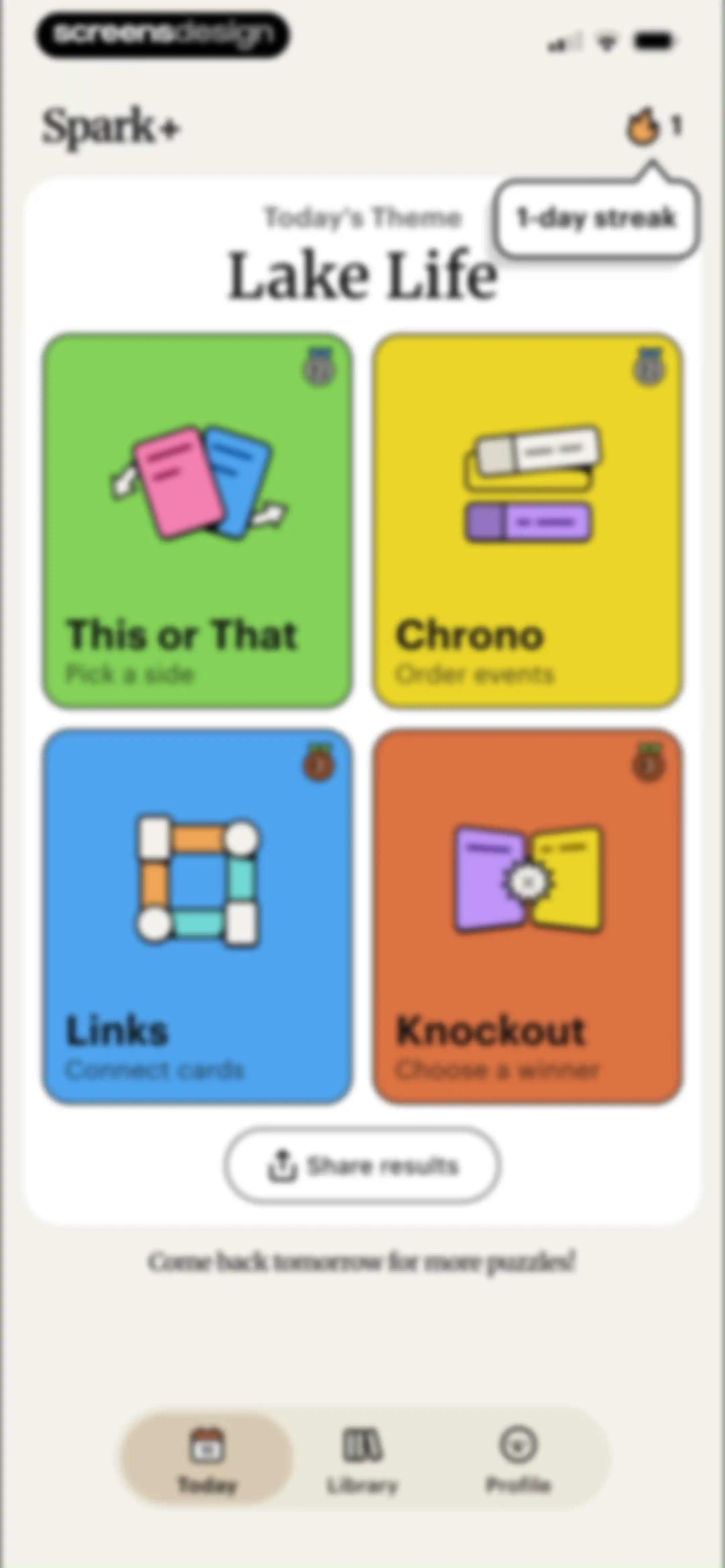 Spark: Daily Learning Puzzles screen 110