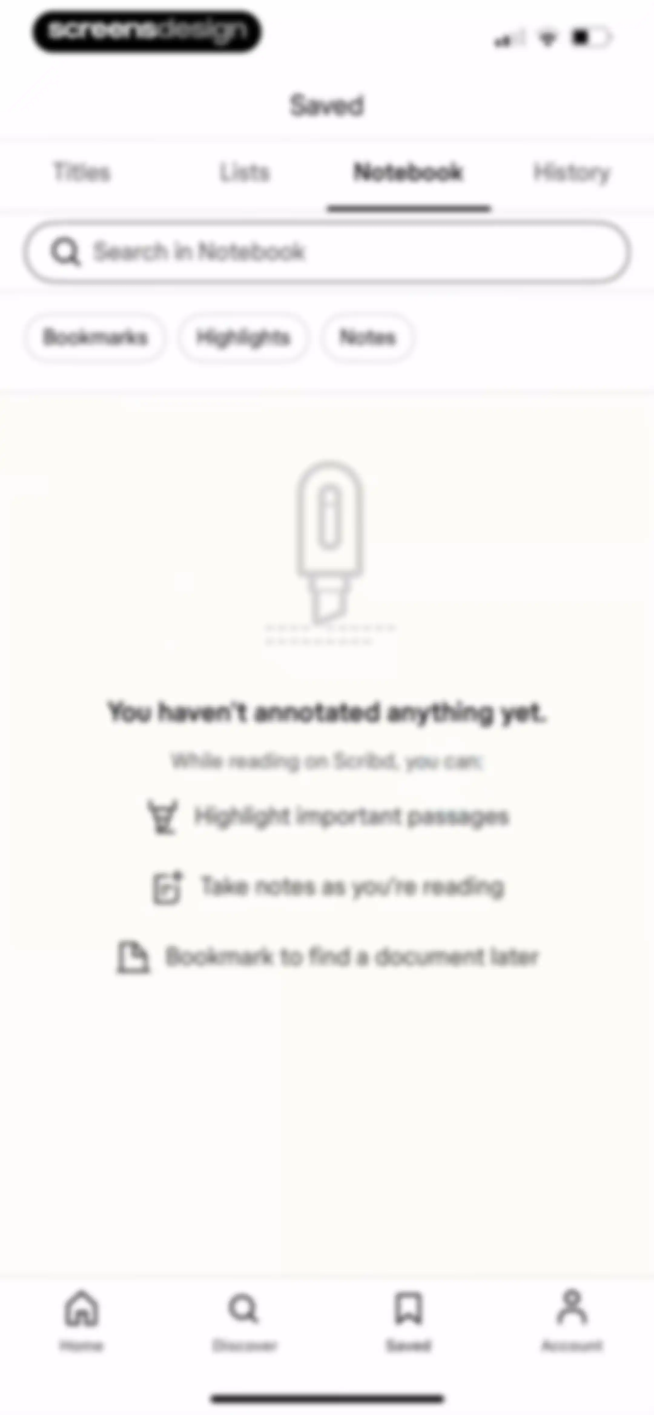 Scribd: 170M+ documents screen 59