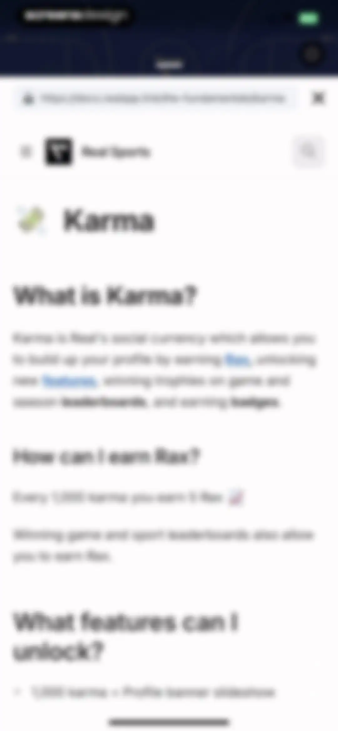 Real - Sports screen 127