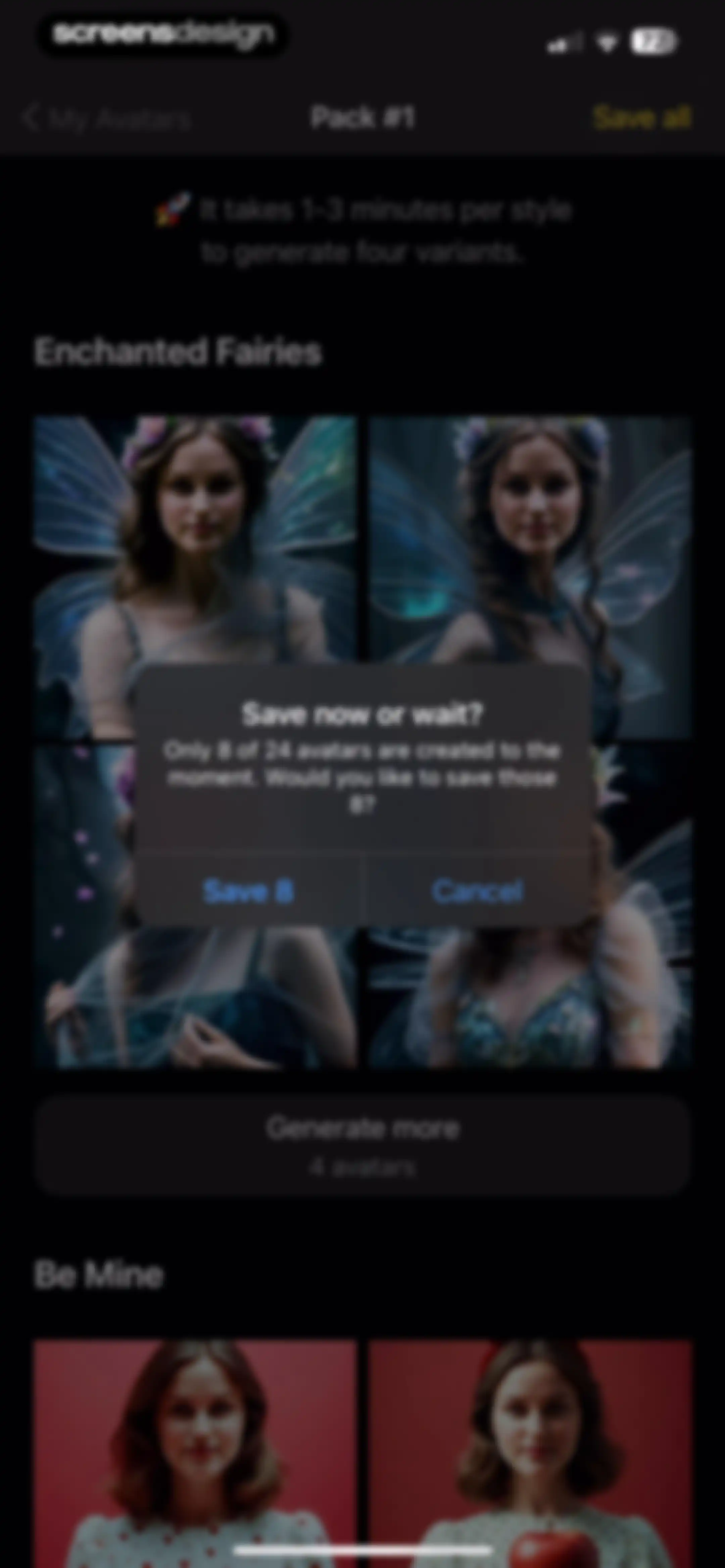 Lensa AI: Photo Editor screen 91
