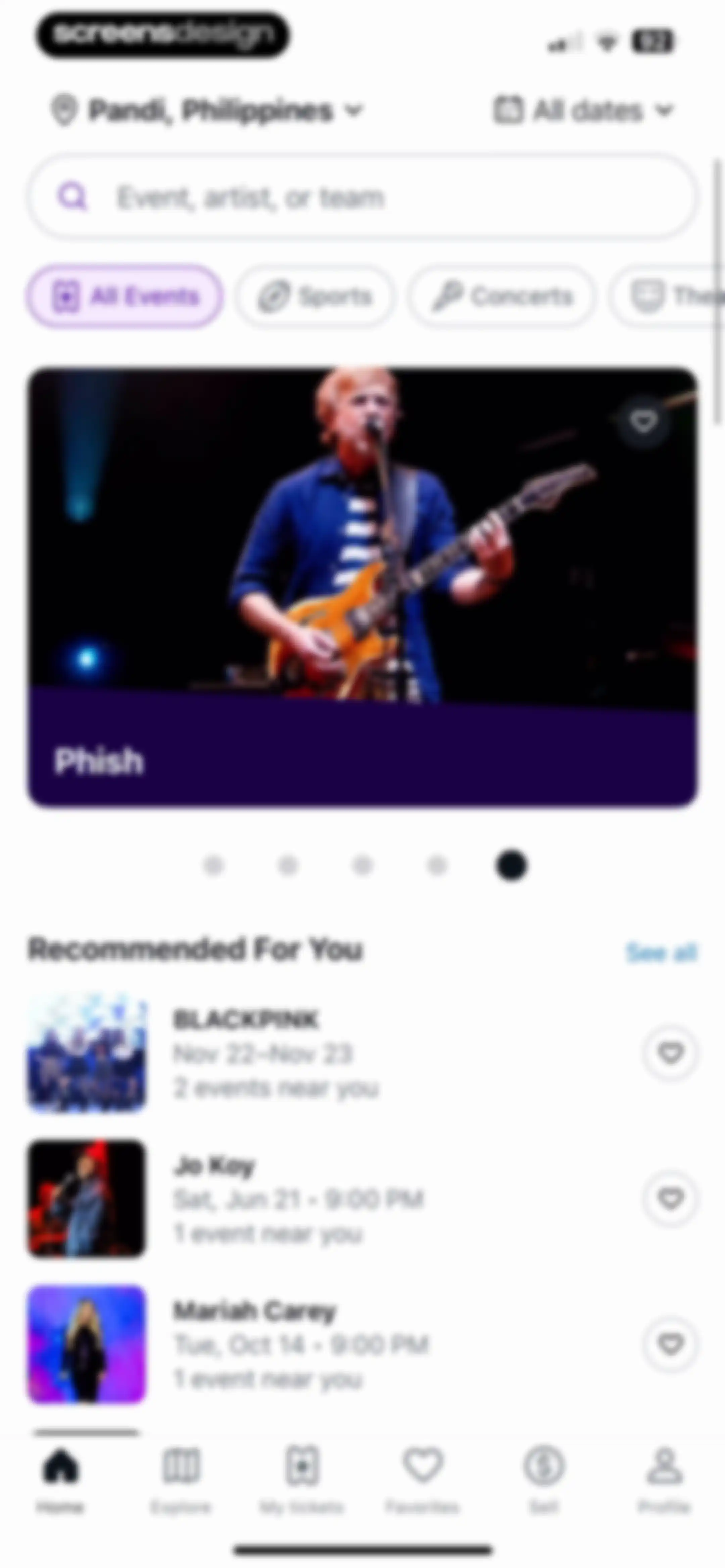 StubHub: Event Tickets screen 24