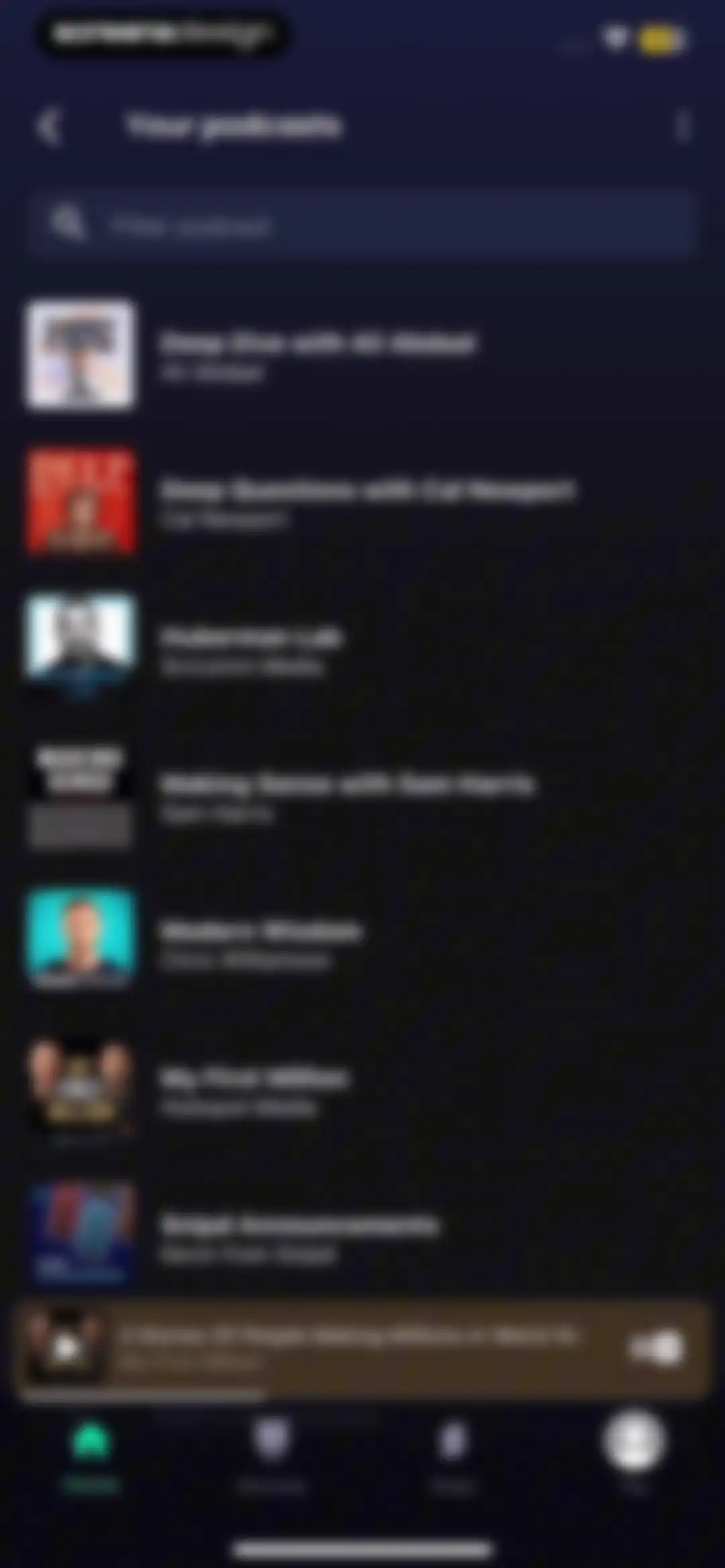 Snipd | AI Podcast Player screen 85