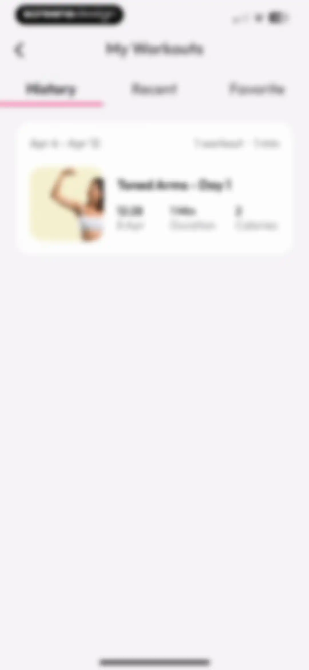 Workout for Women: Fit at Home screen 117