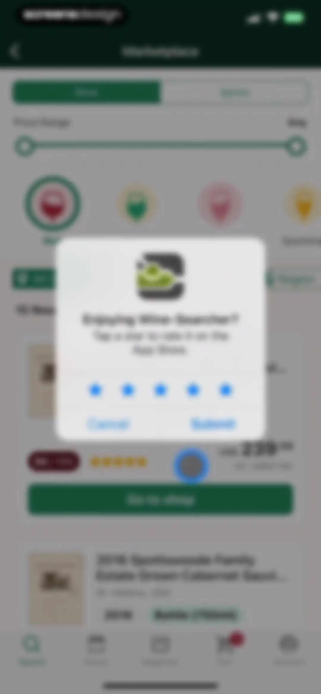 Wine-Searcher screen 60