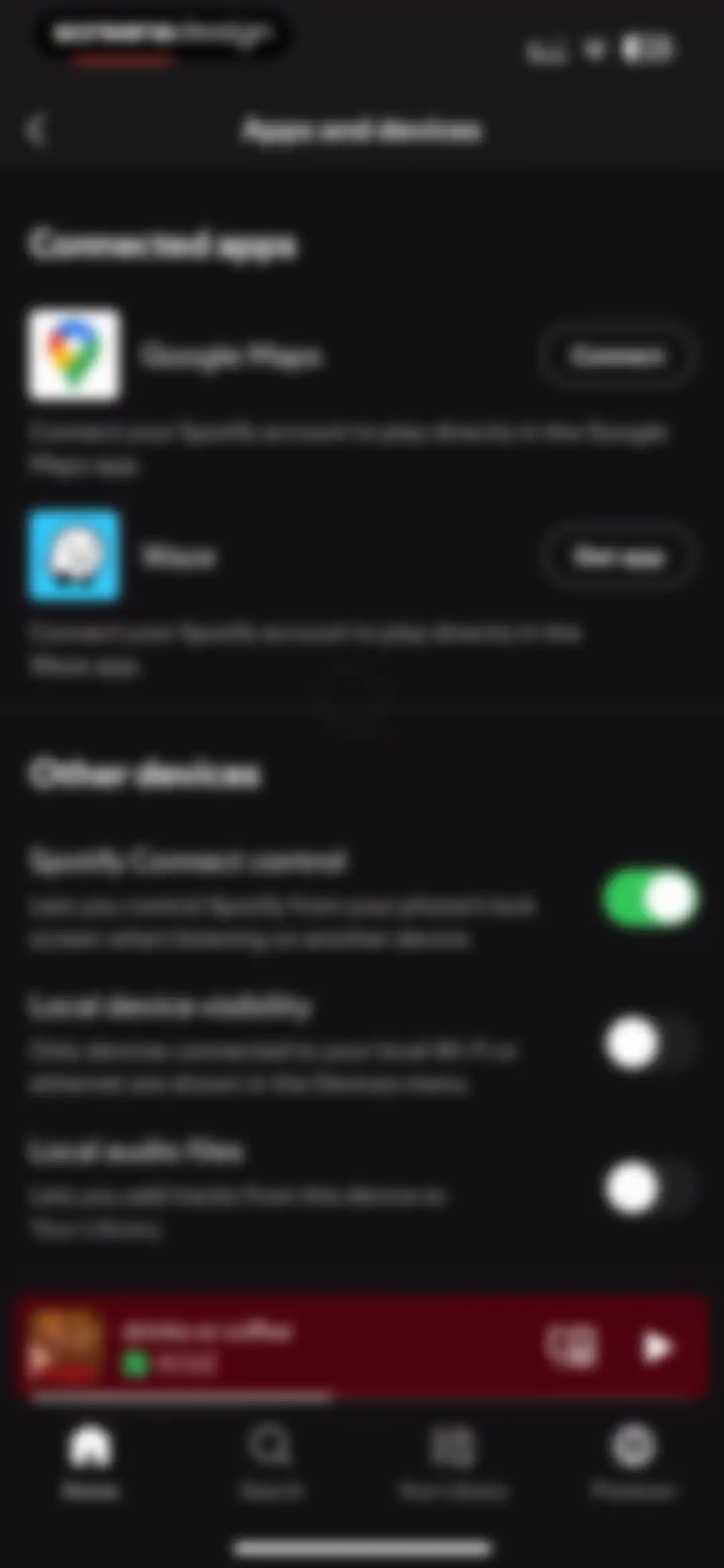 Spotify: Music and Podcasts screen 160
