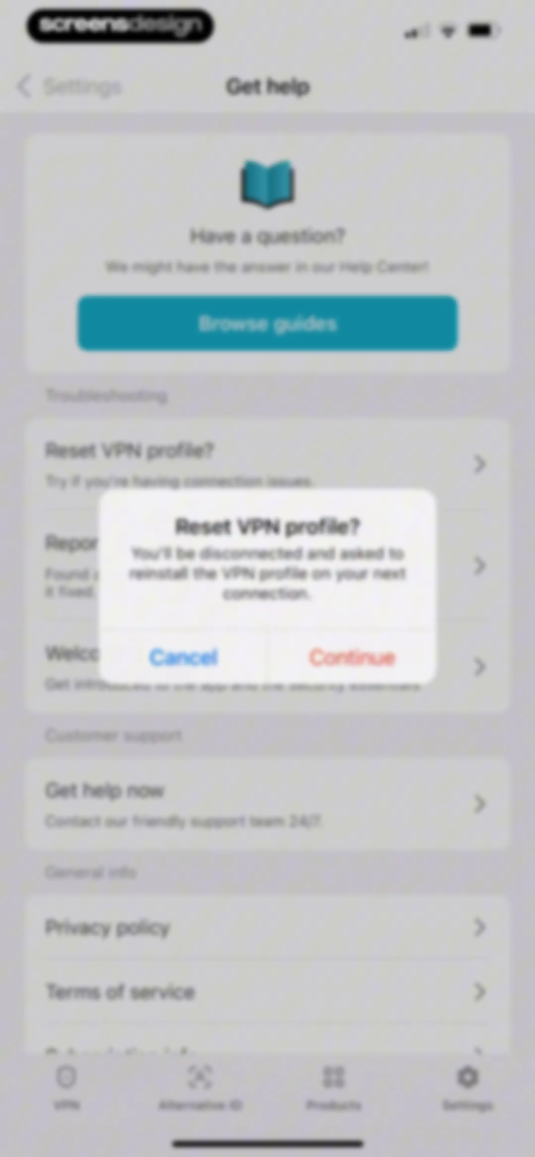 Surfshark VPN: Fast VPN App screen 98