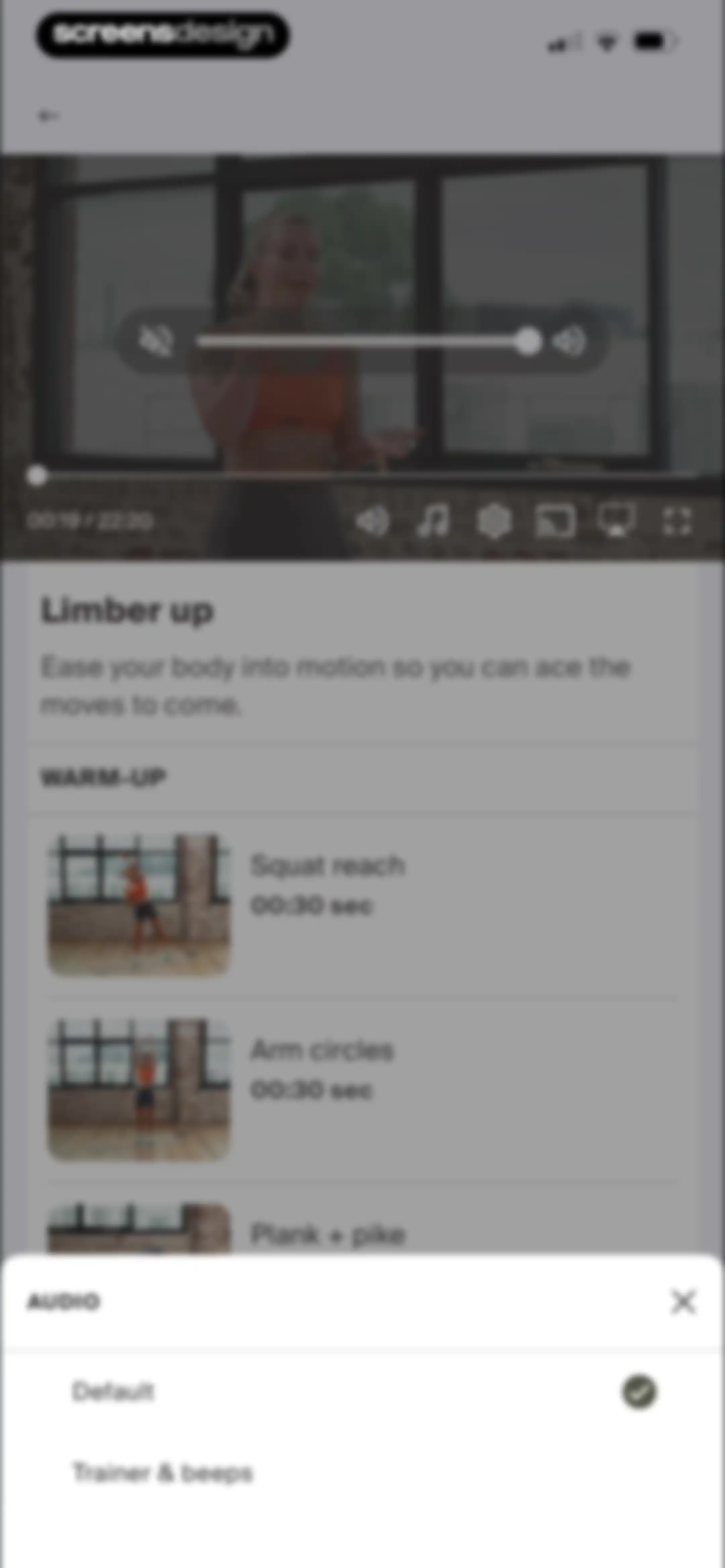 Centr: Strength & Fitness App screen 48