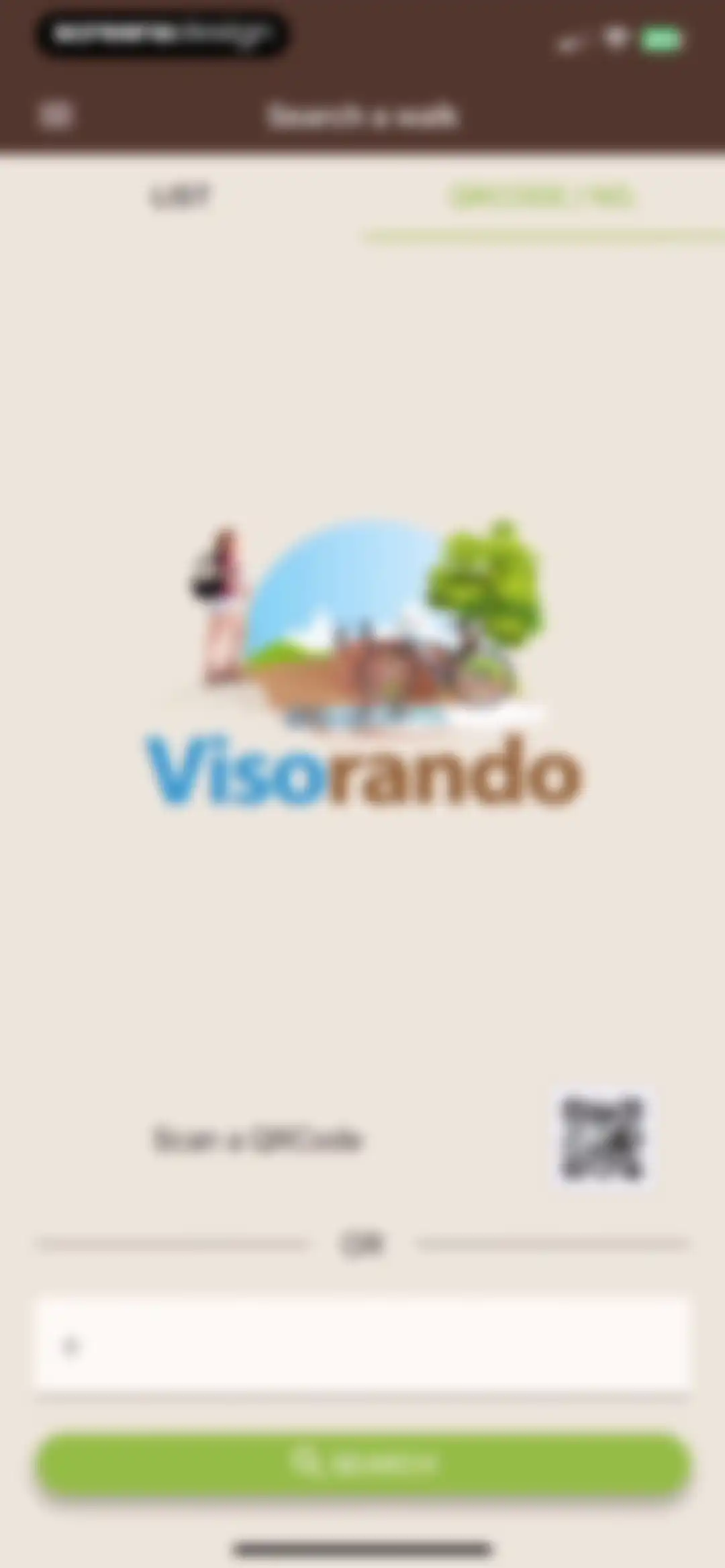 Visorando Walking Routes screen 12
