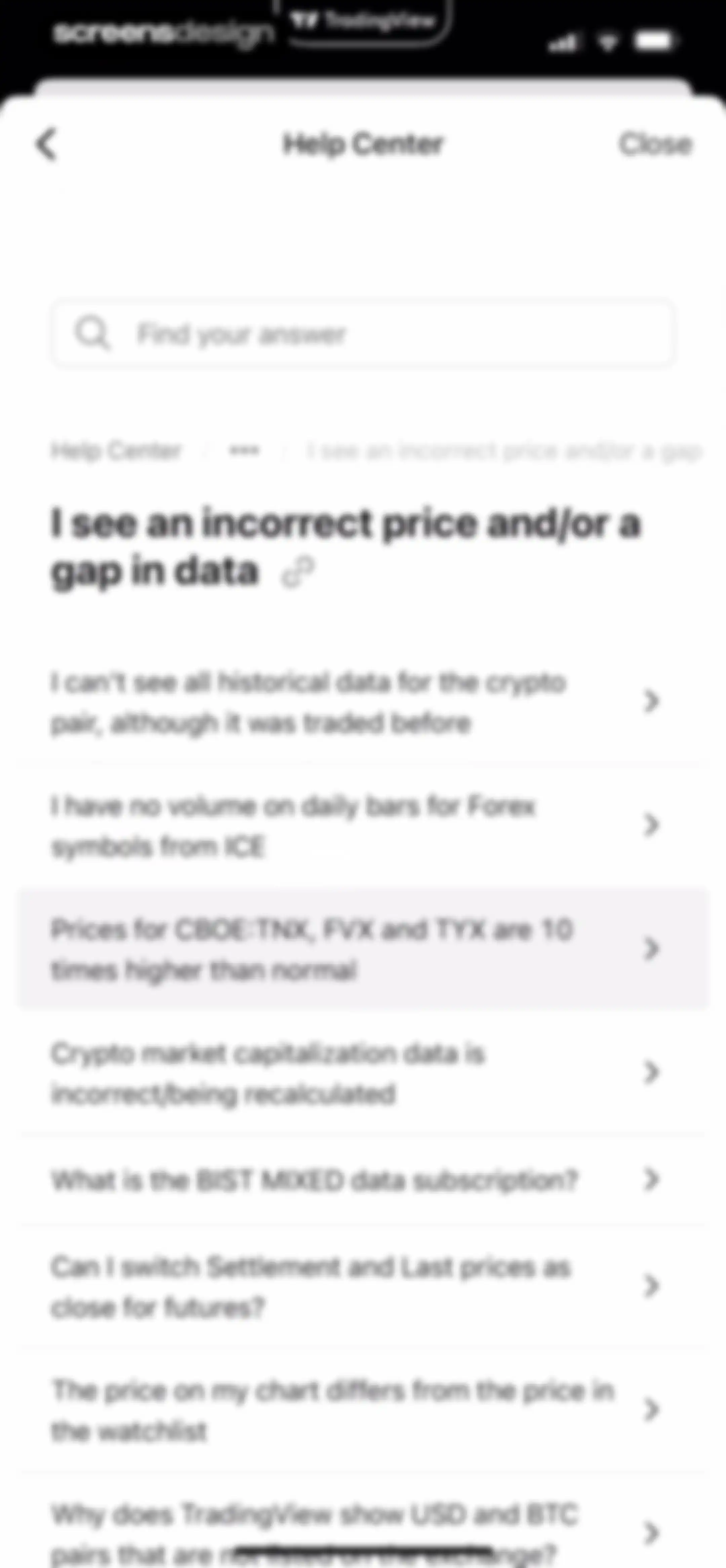 TradingView: Track All Markets screen 234