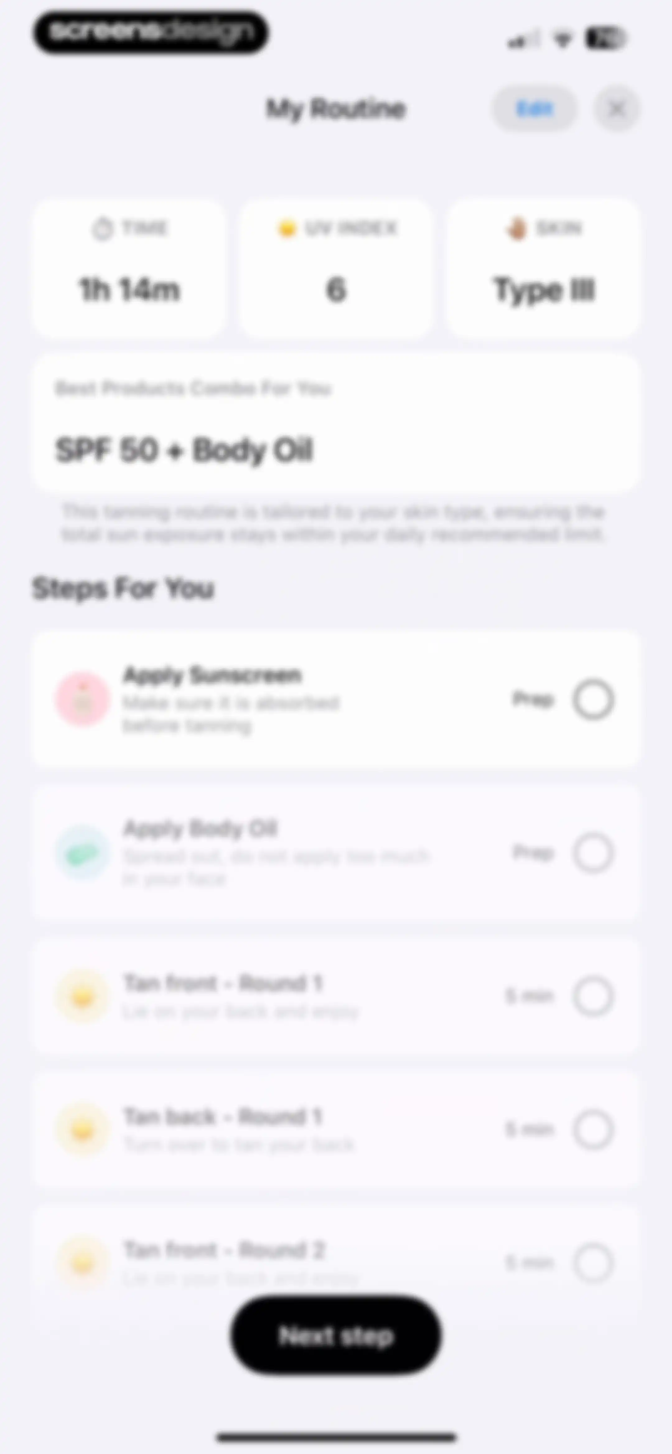 SunSafe: UV Index & Tanning screen 45