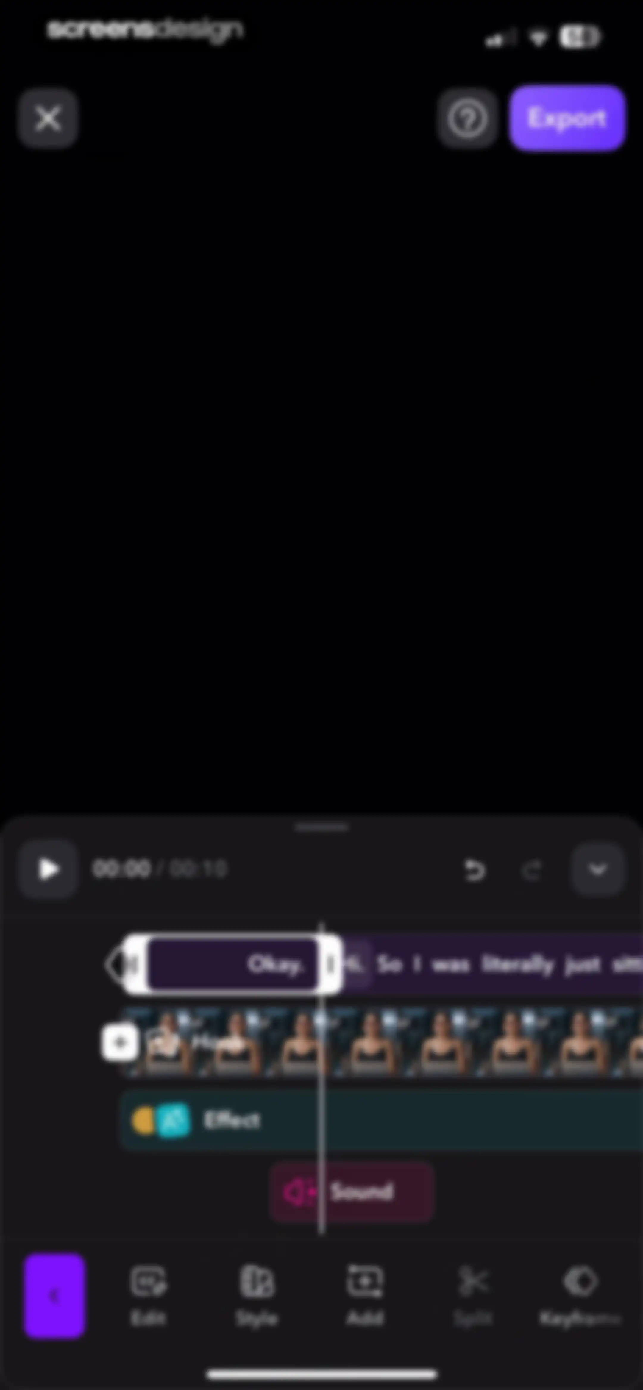 Captions: AI Edits Your Video screen 47