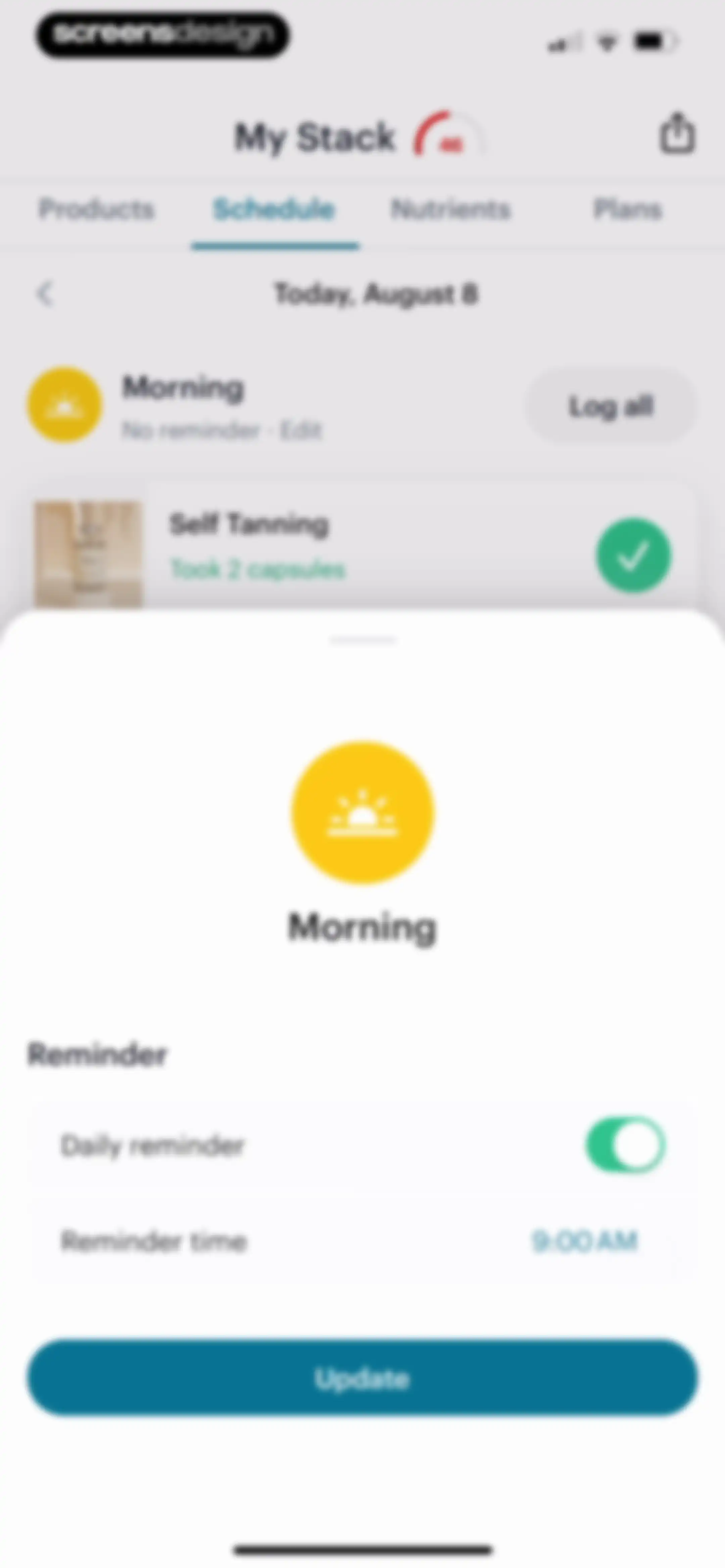 SuppCo: Supplement Scanner screen 102