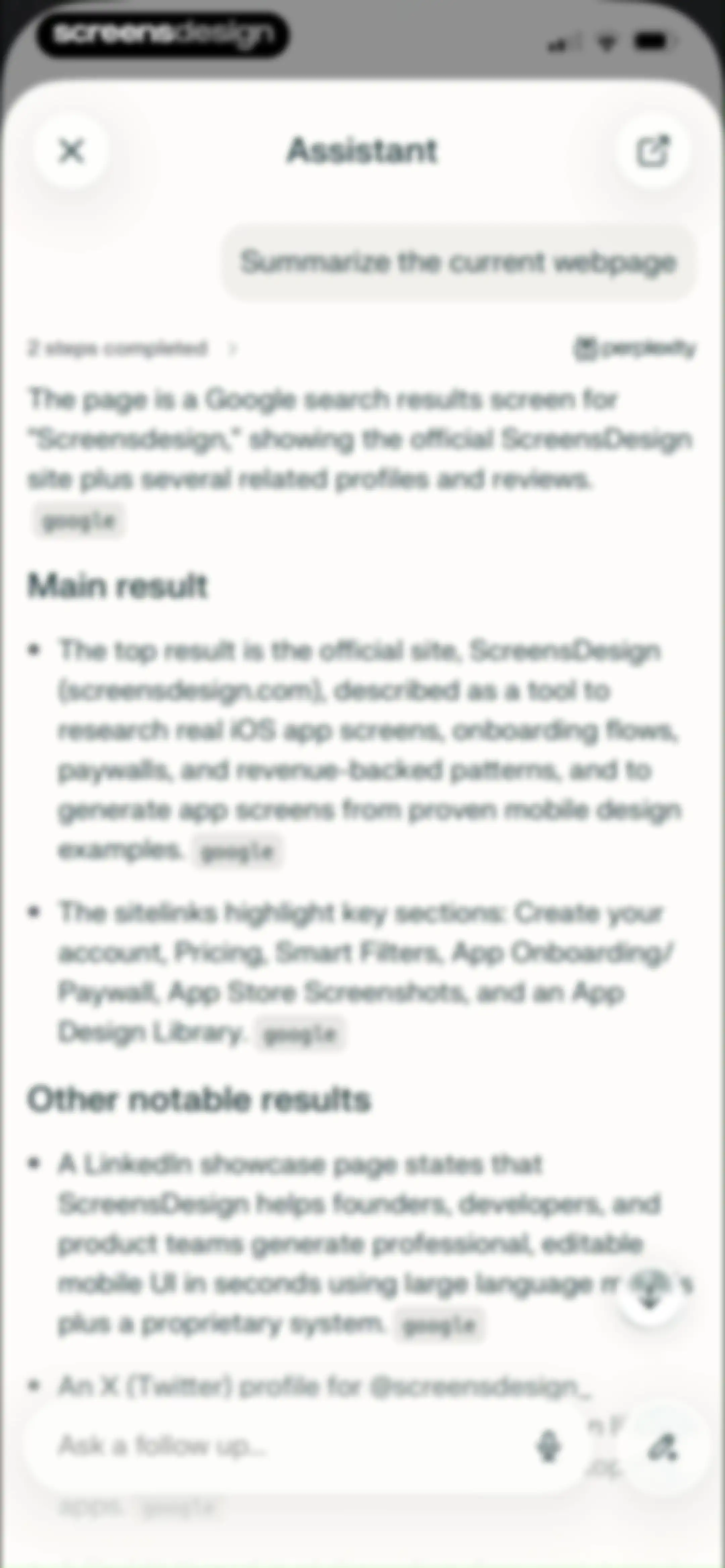 Comet - AI Browser & Assistant screen 33