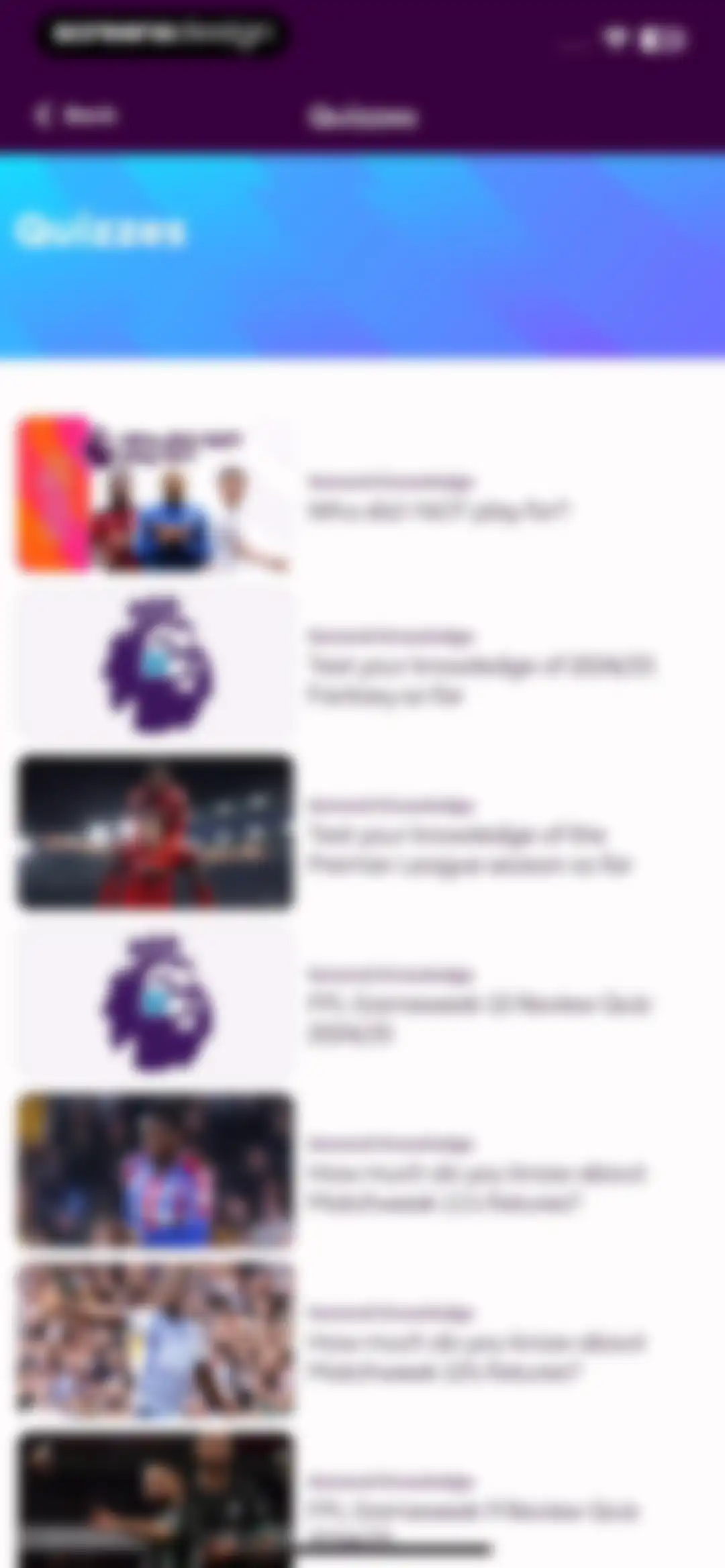 Premier League - Scores, News screen 84