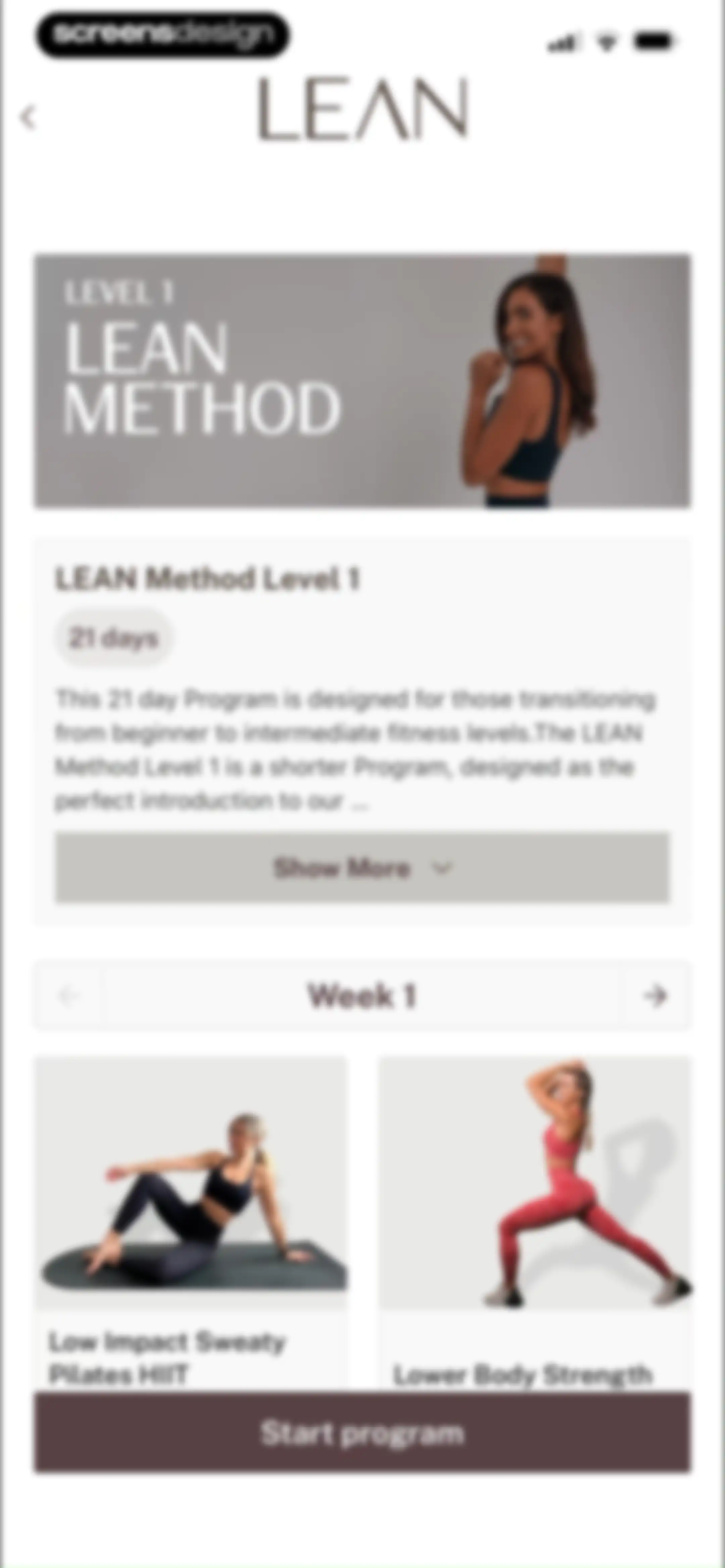 LEAN With Lilly screen 16