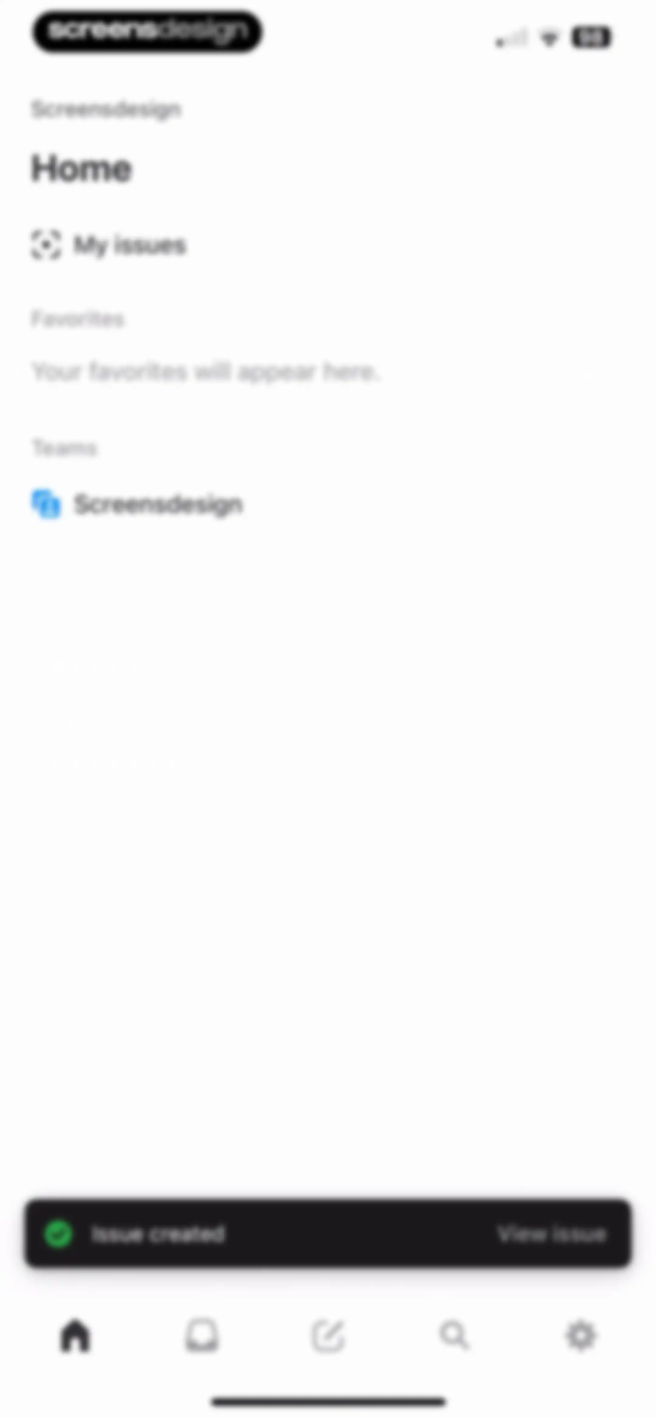 Linear Mobile screen 22