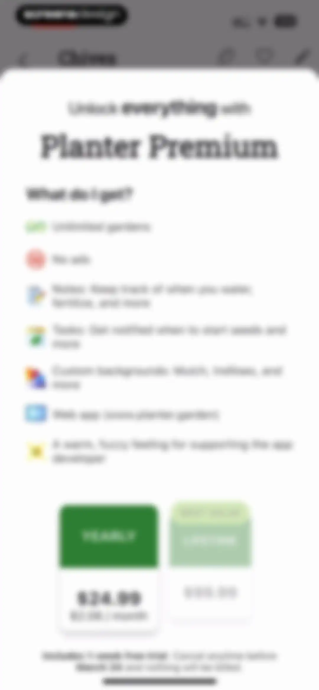 Planter: Garden Planner screen 17