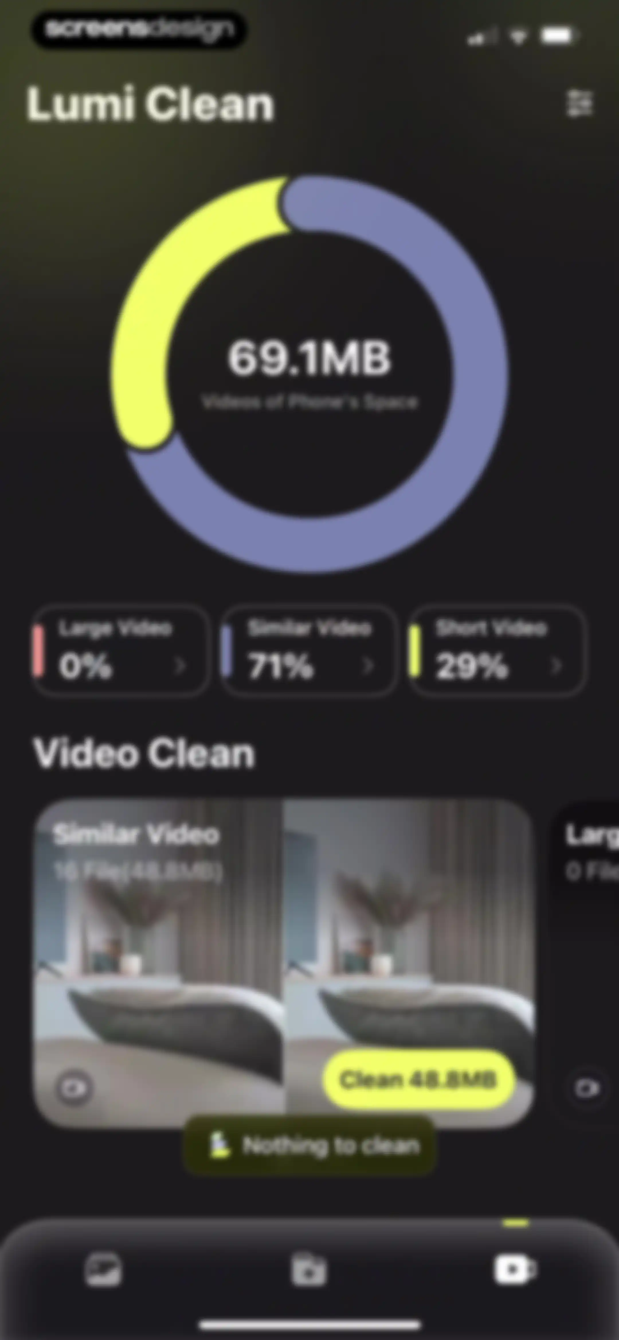 Lumi Cleaner: storage cleaner screen 37