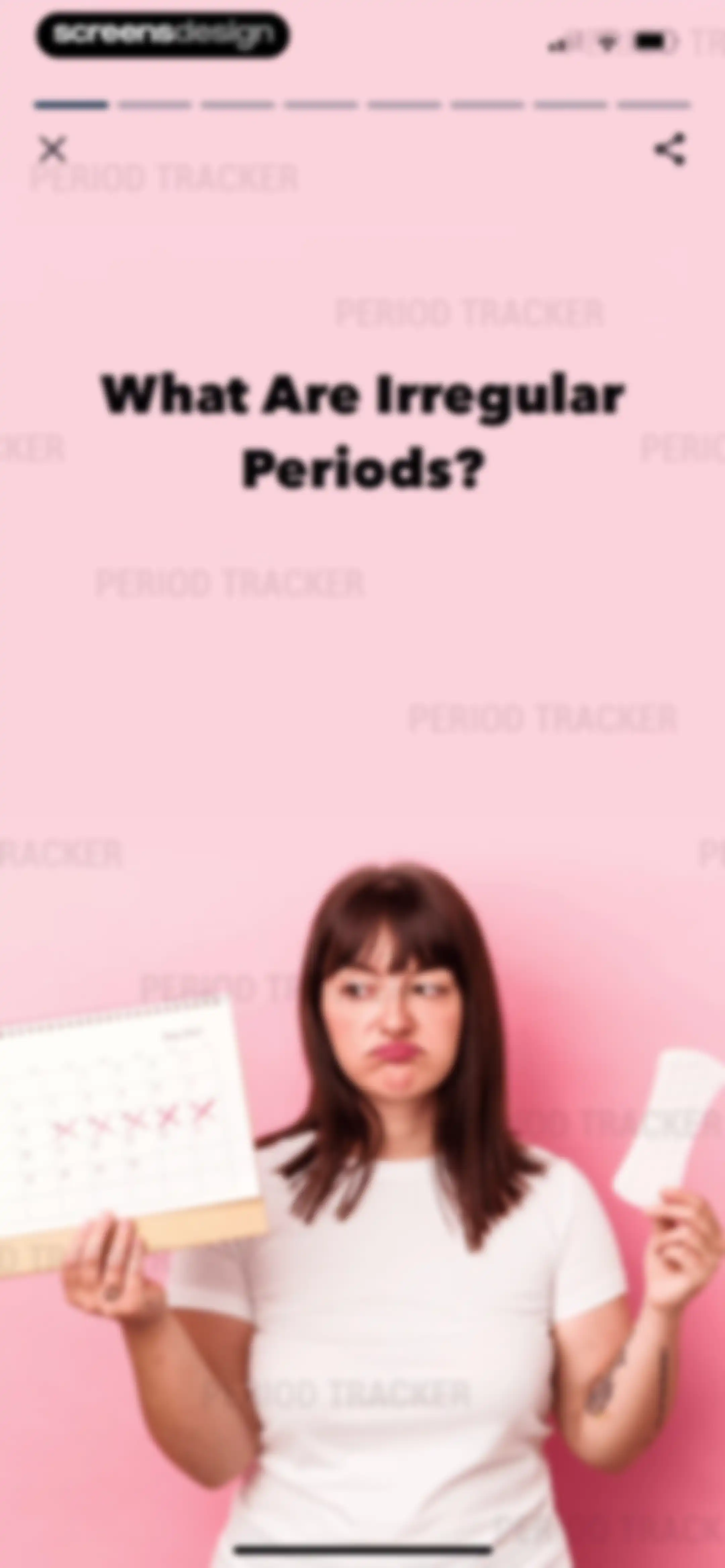 Period Tracker Period Calendar screen 43