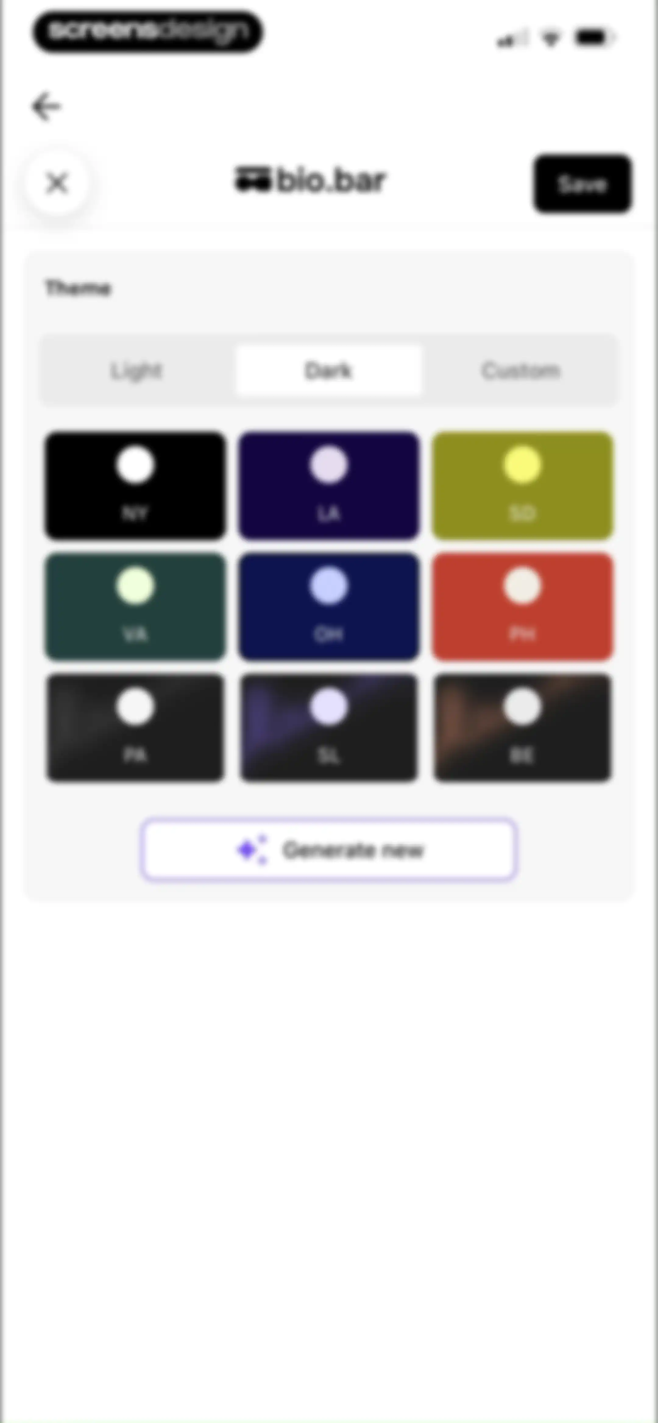 UNUM — Layout & Feed Preview screen 112
