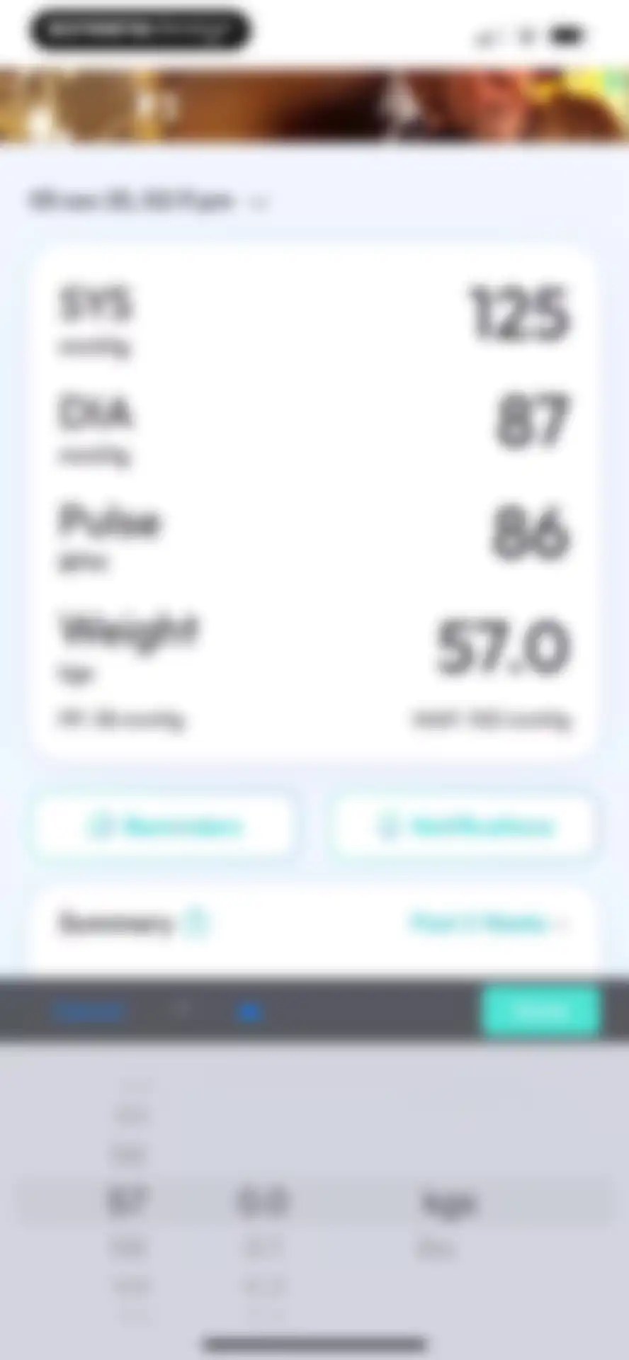 Blood Pressure Tracker SmartBP screen 42