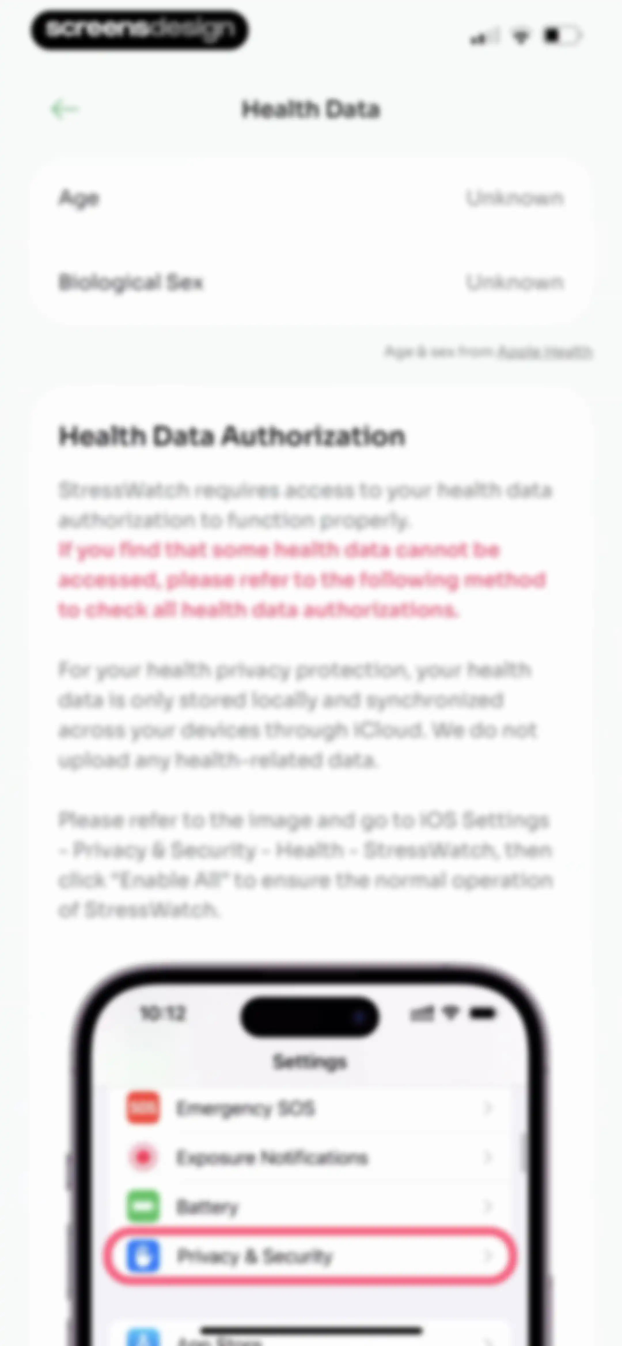 StressWatch: AI Stress Monitor screen 157
