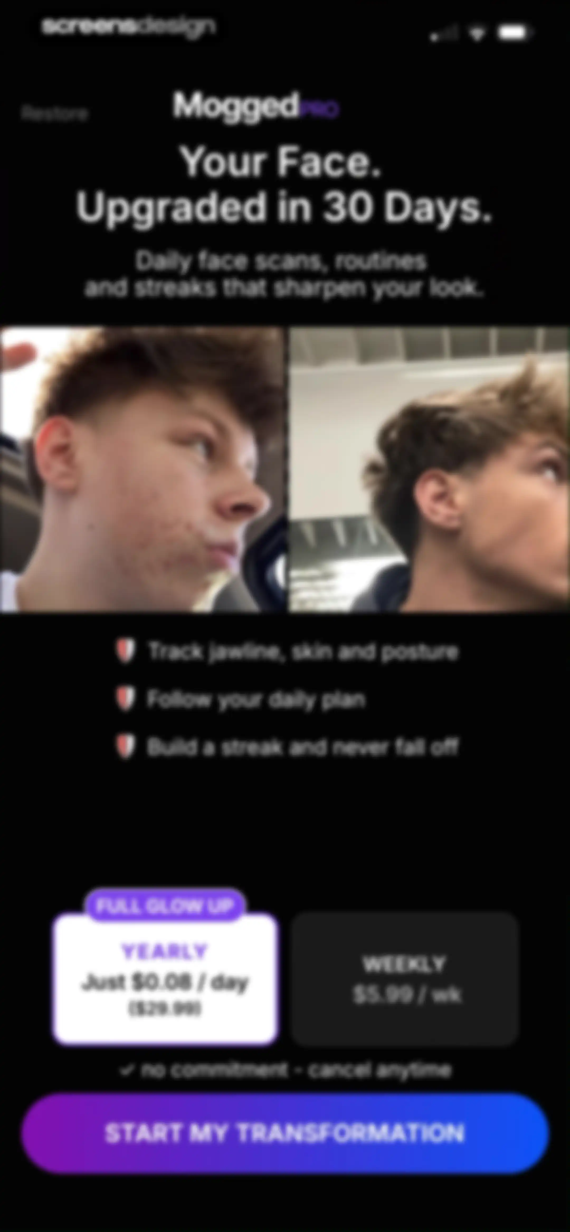Mogged: Glow Up for Men screen 63