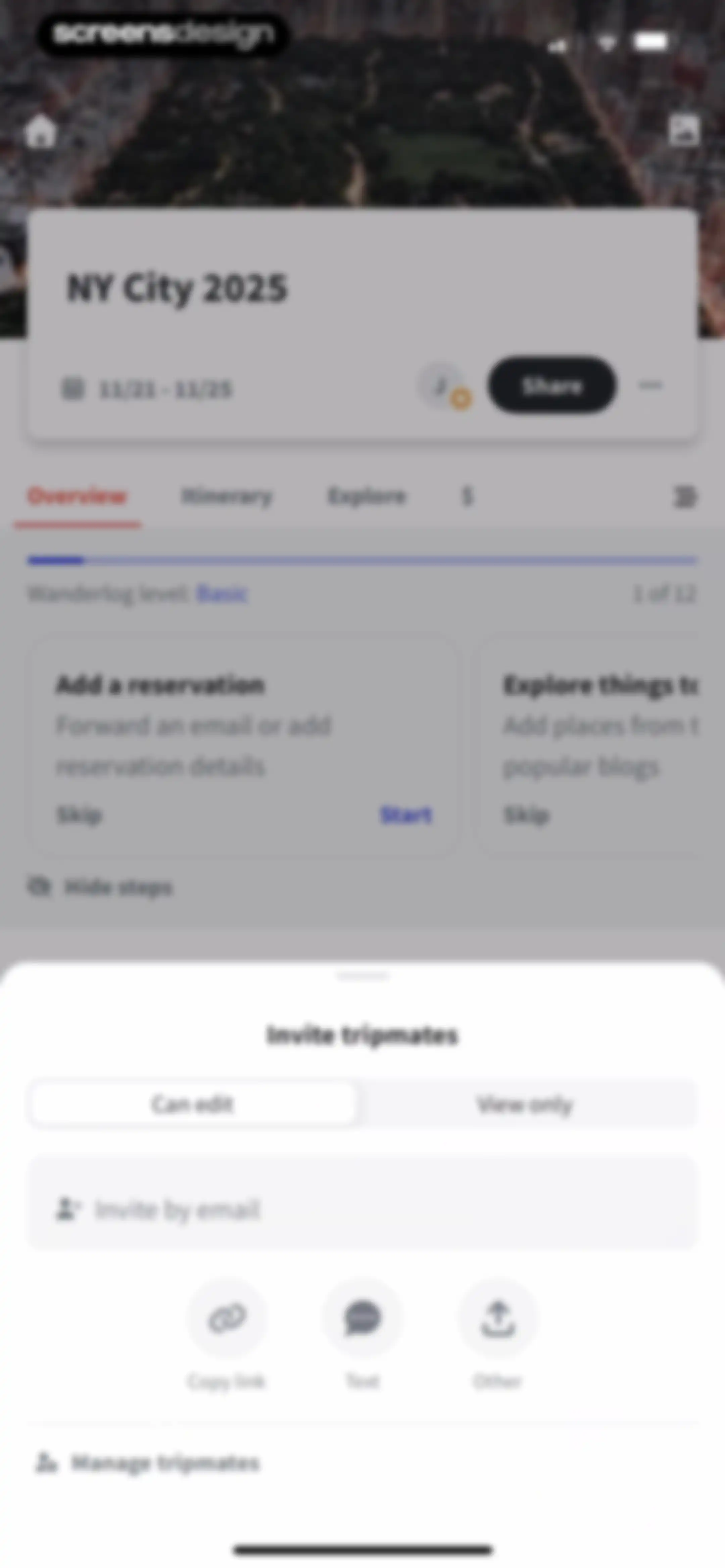Wanderlog - Travel Planner screen 72