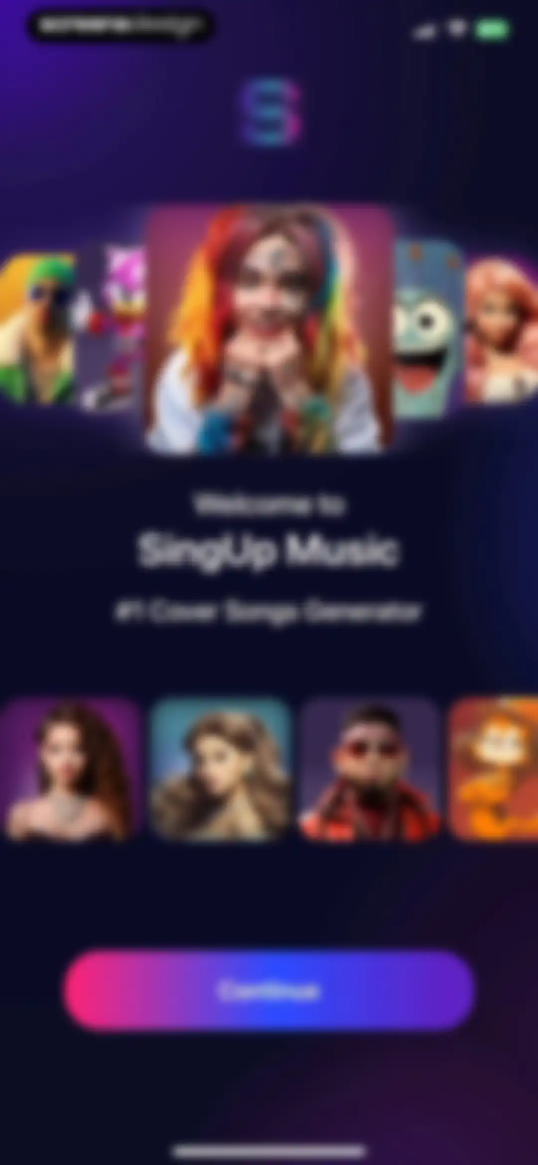 SingUp: AI Music Generator screen 4