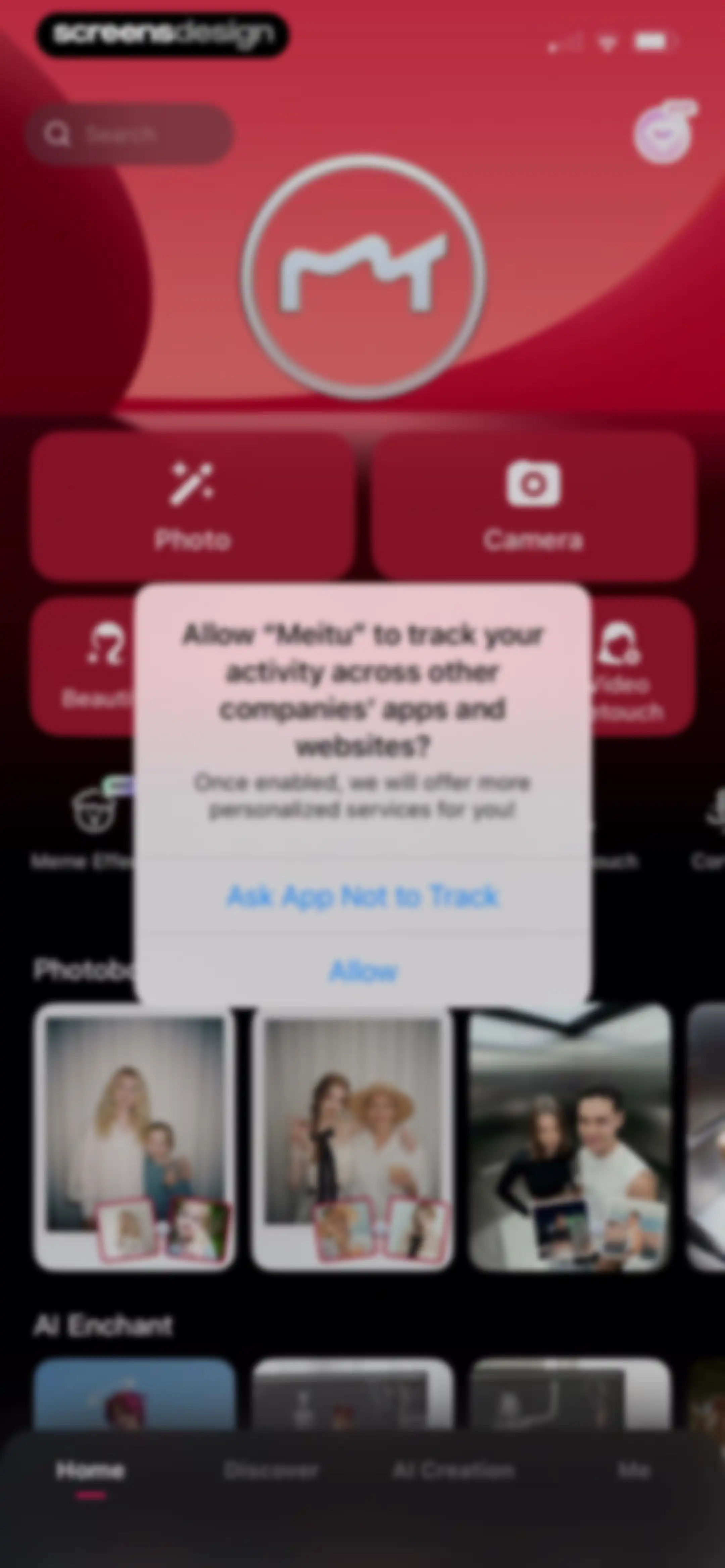 Meitu AI Photo & Video Editor screen 3