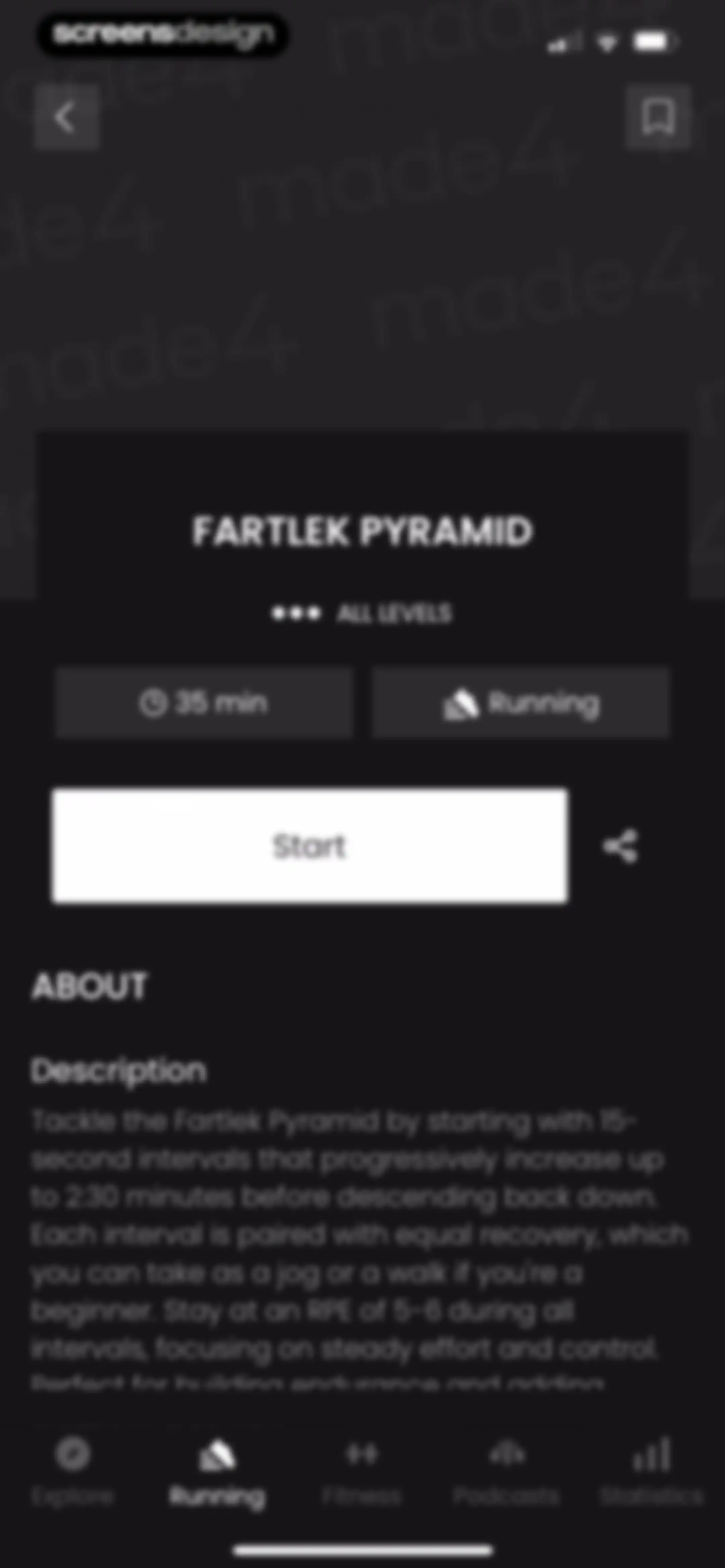 Made4 - Fitness & Running screen 65