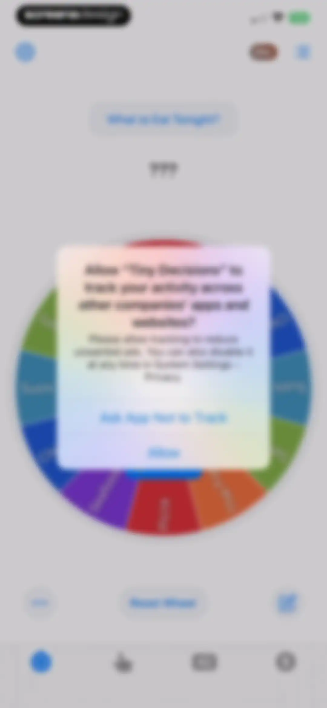 Tiny Decisions: Spin Wheel screen 2