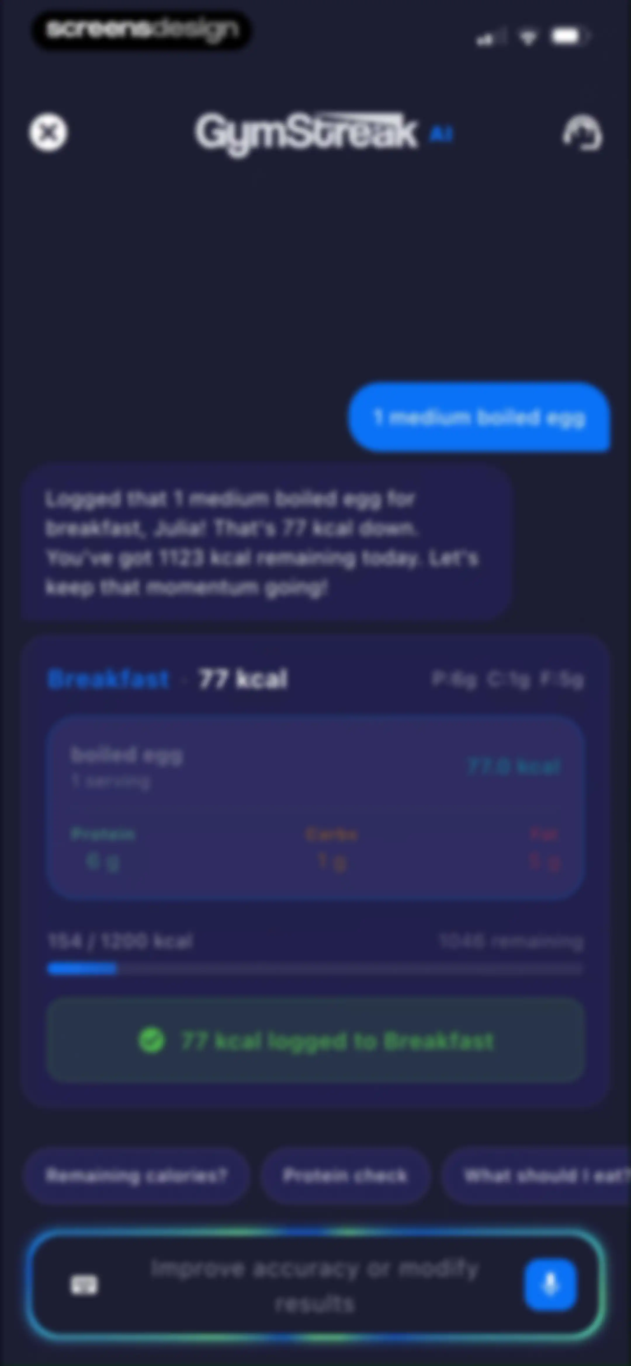 GymStreak: AI Personal Trainer screen 148