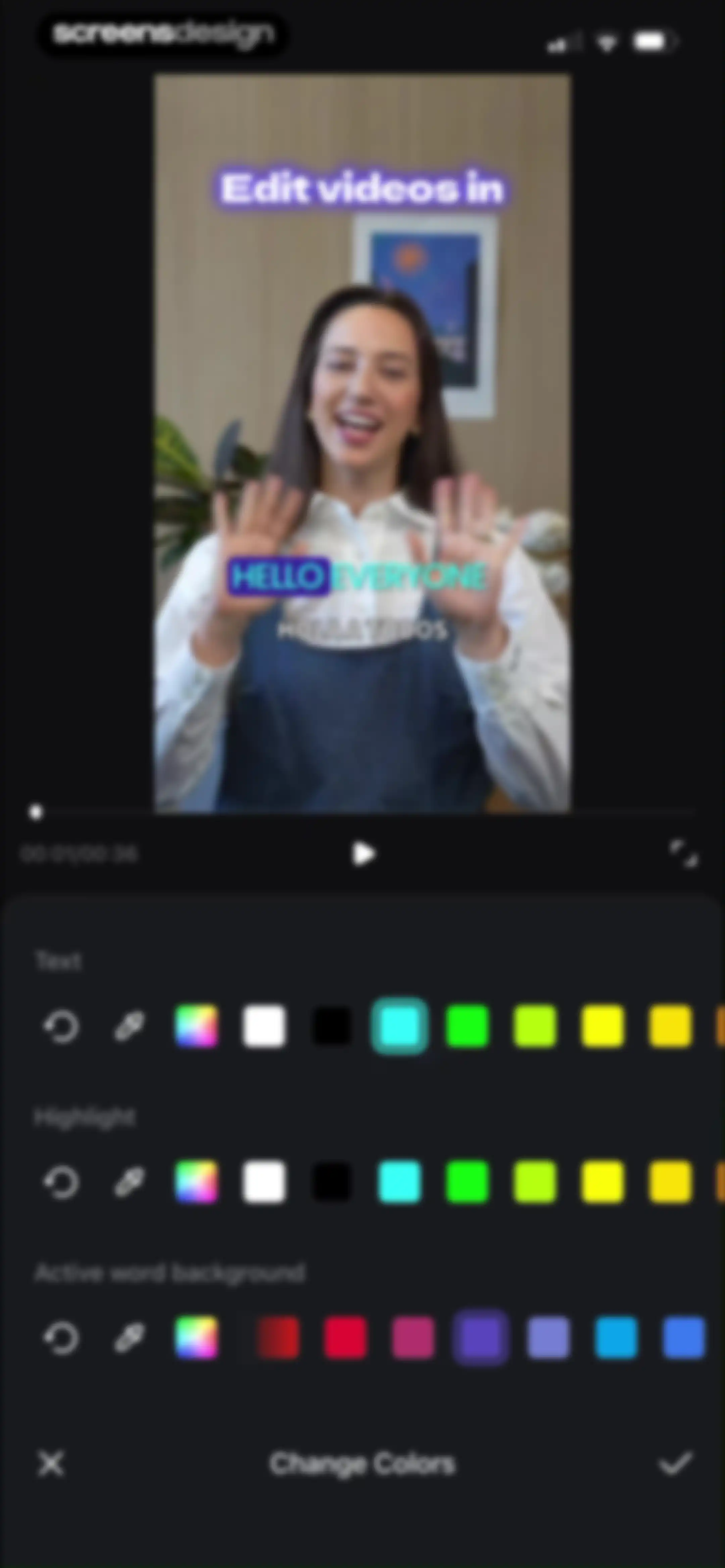 Vmake Labs: create viral video screen 45