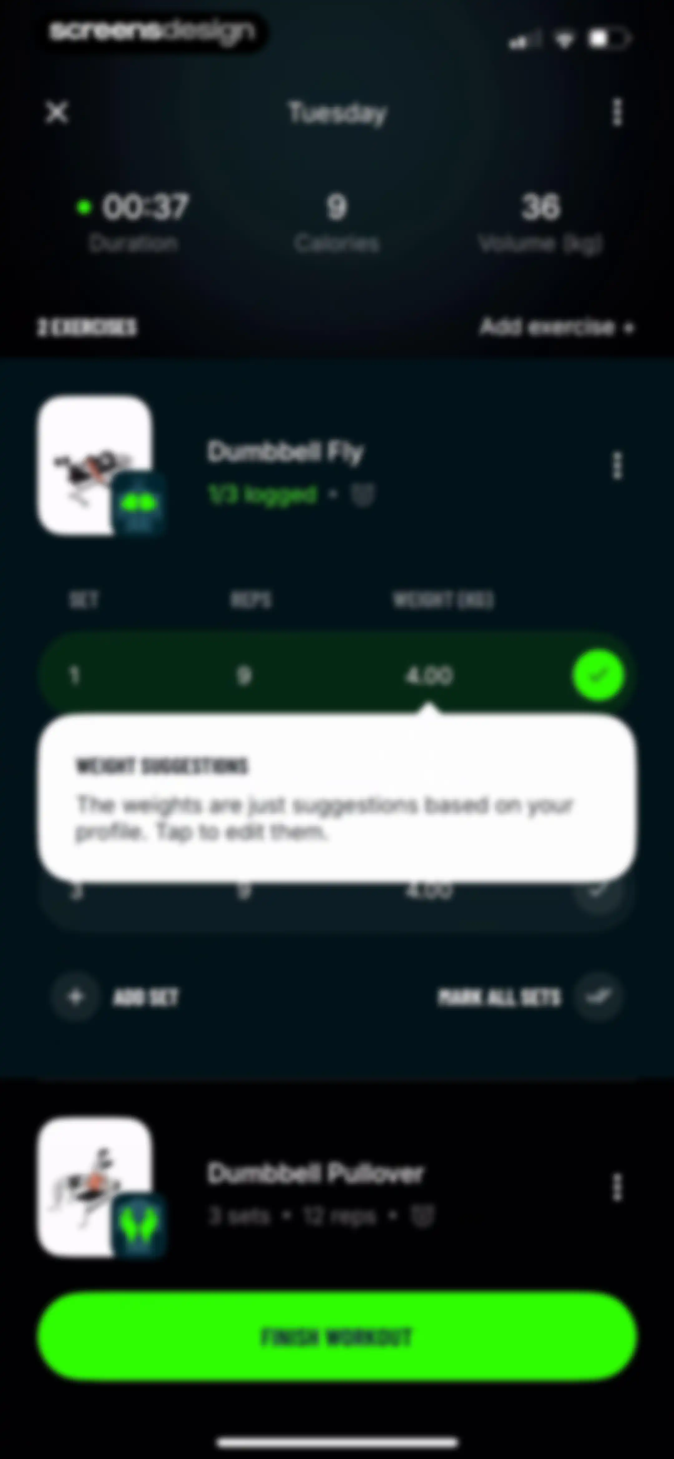 Befit: Gym & Home Workout Plan screen 83