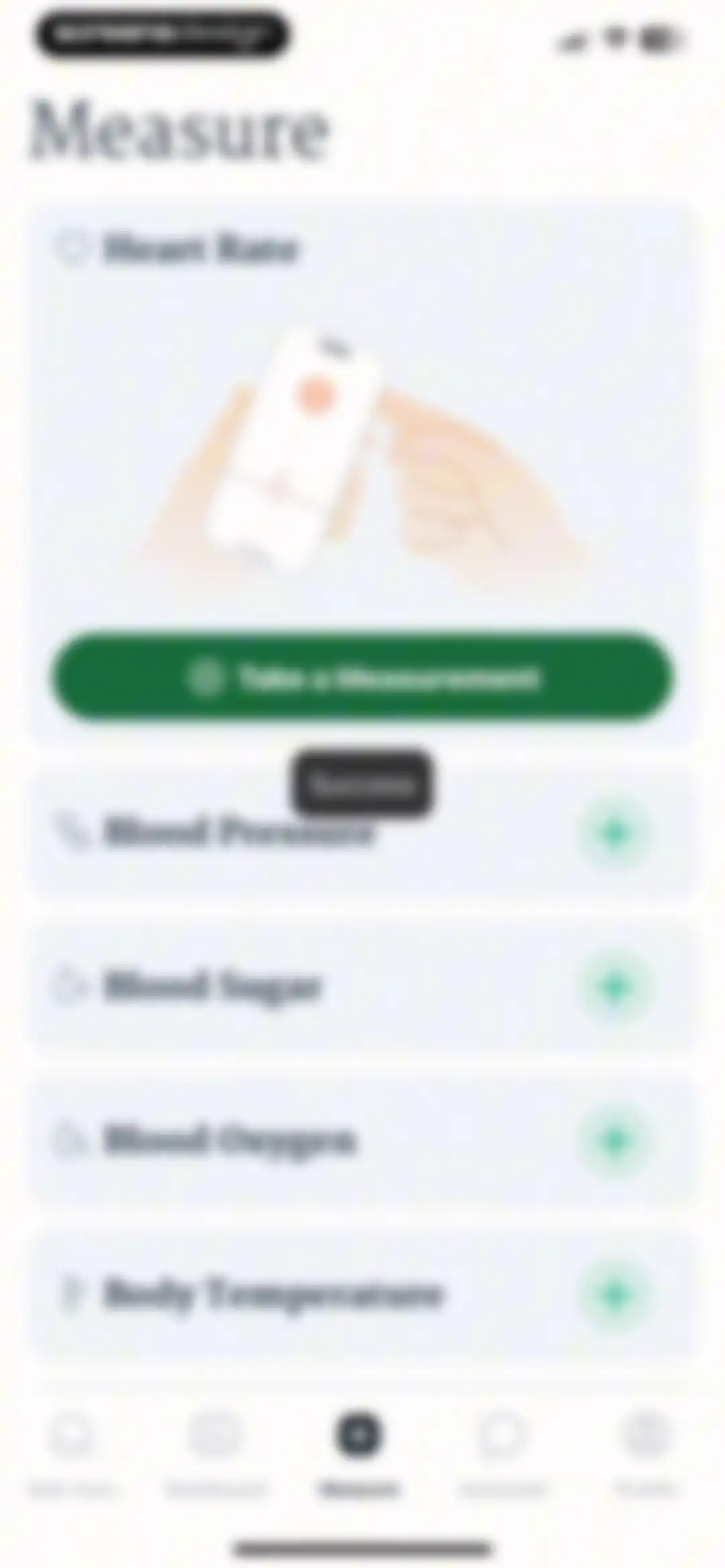 BalanceMe-Health AI&Self Care screen 4
