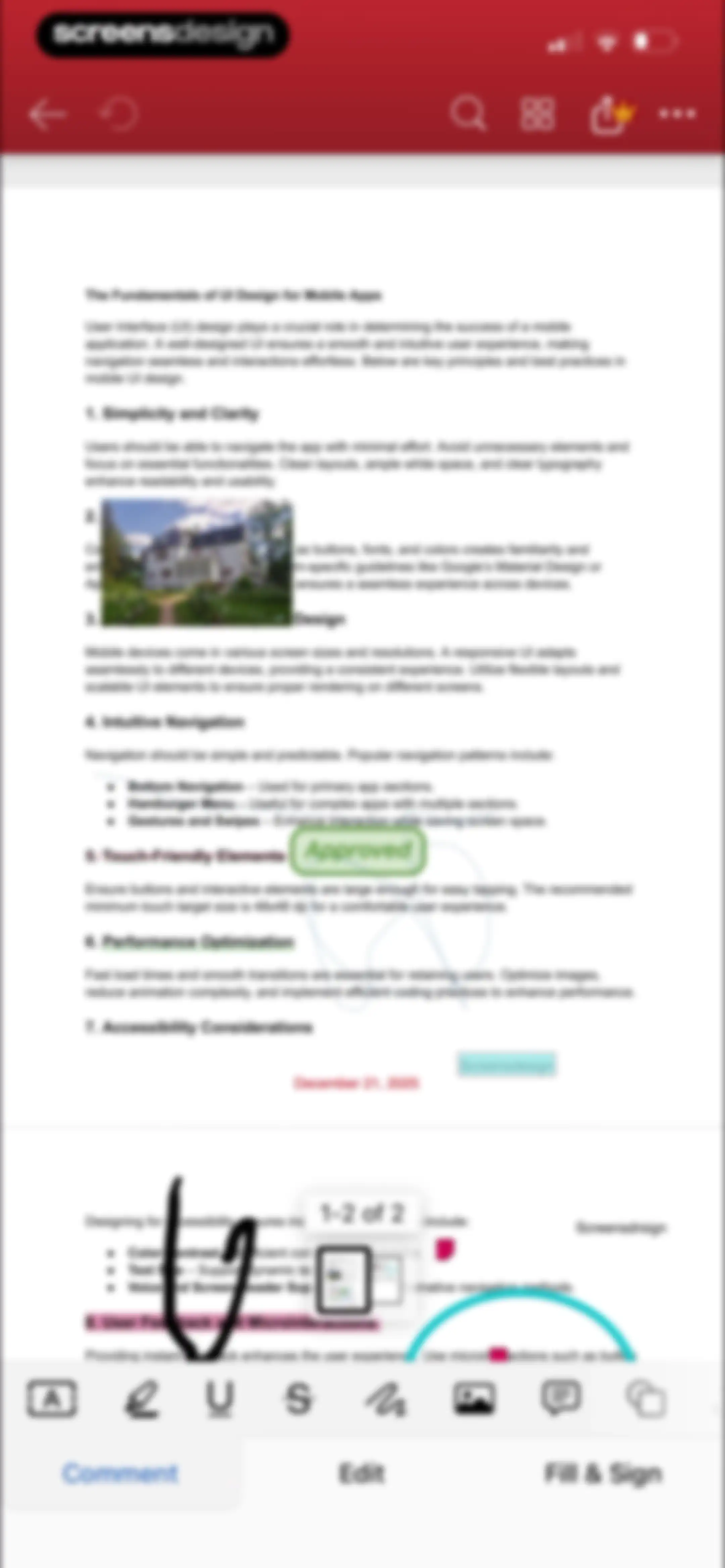 MobiPDF・PDF Text Editor・Reader screen 103