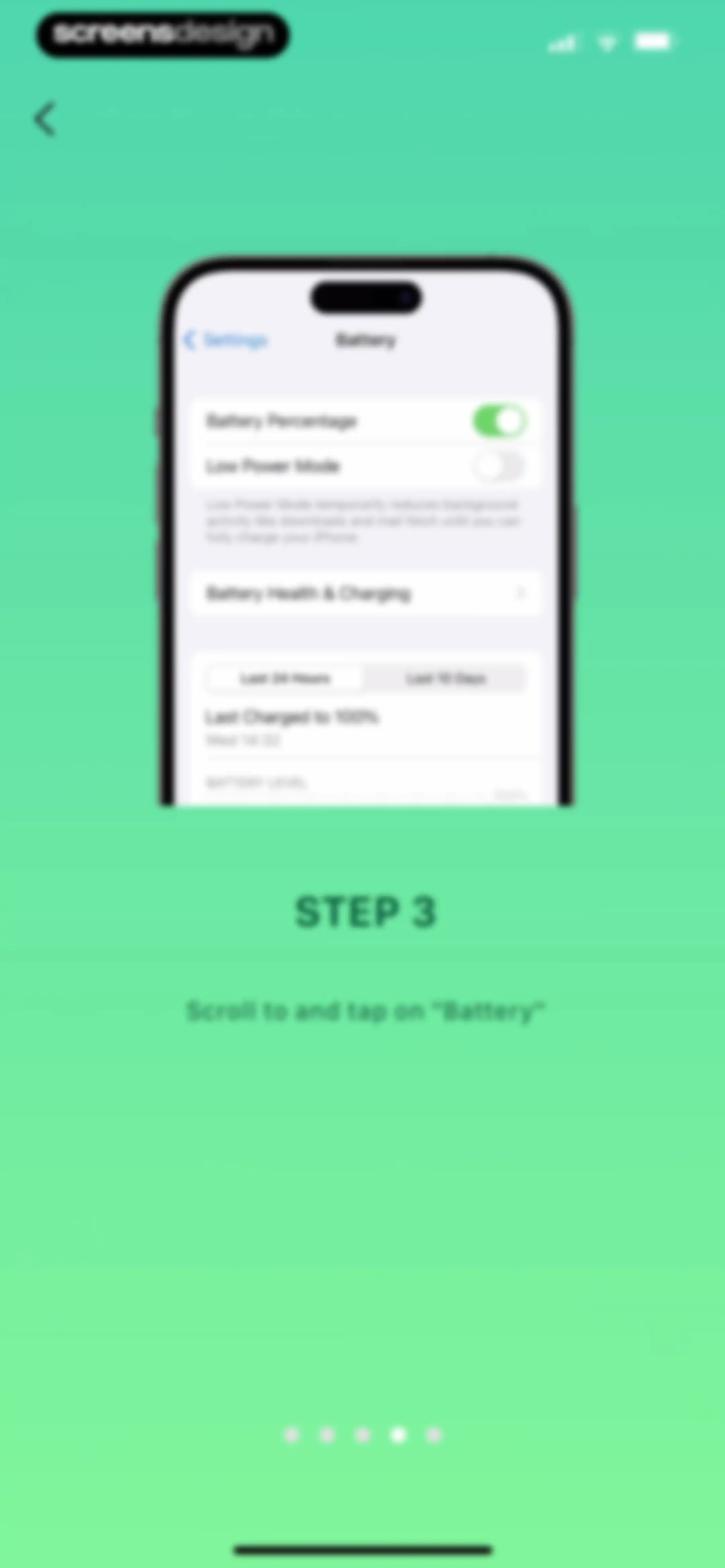 Device Care: Storage & Battery screen 31