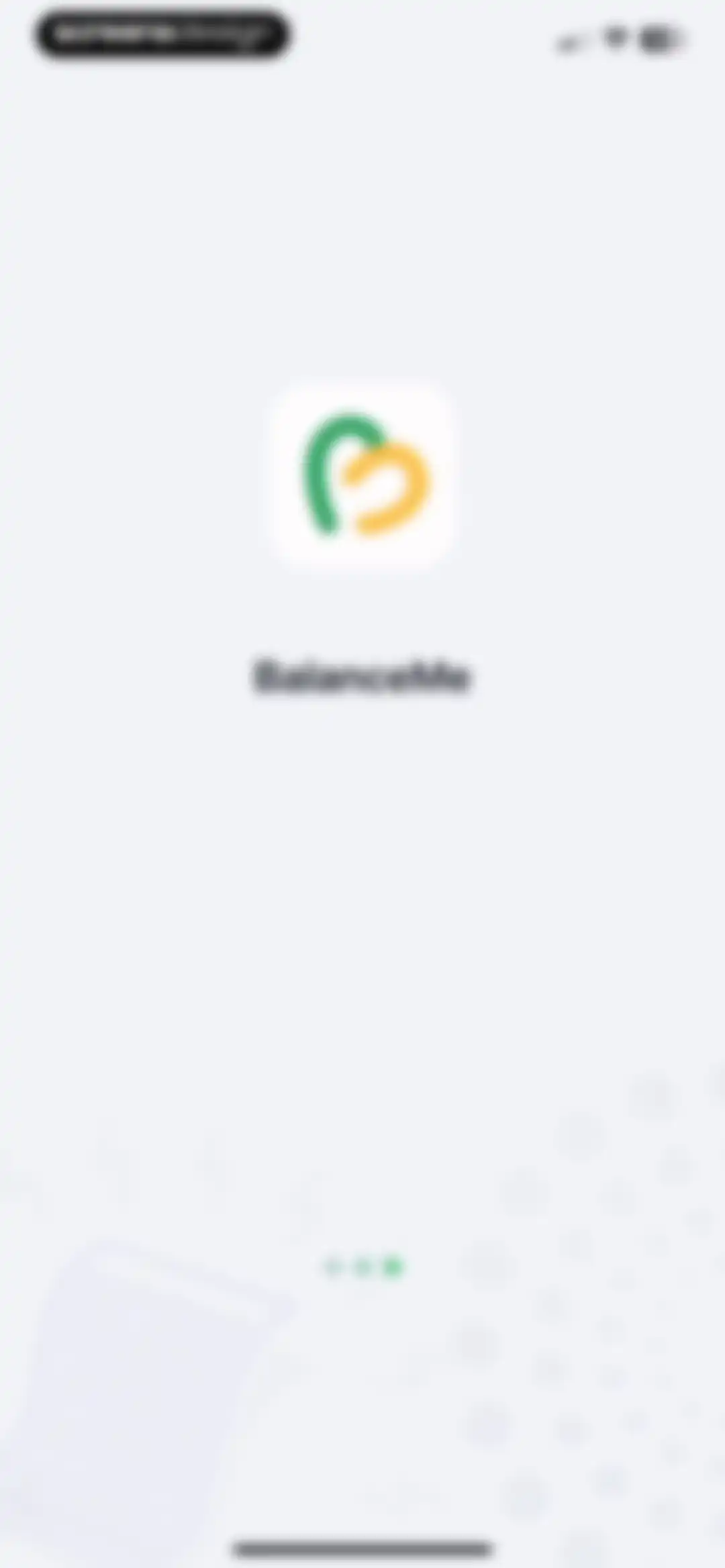 BalanceMe-Health AI&Self Care screen 1