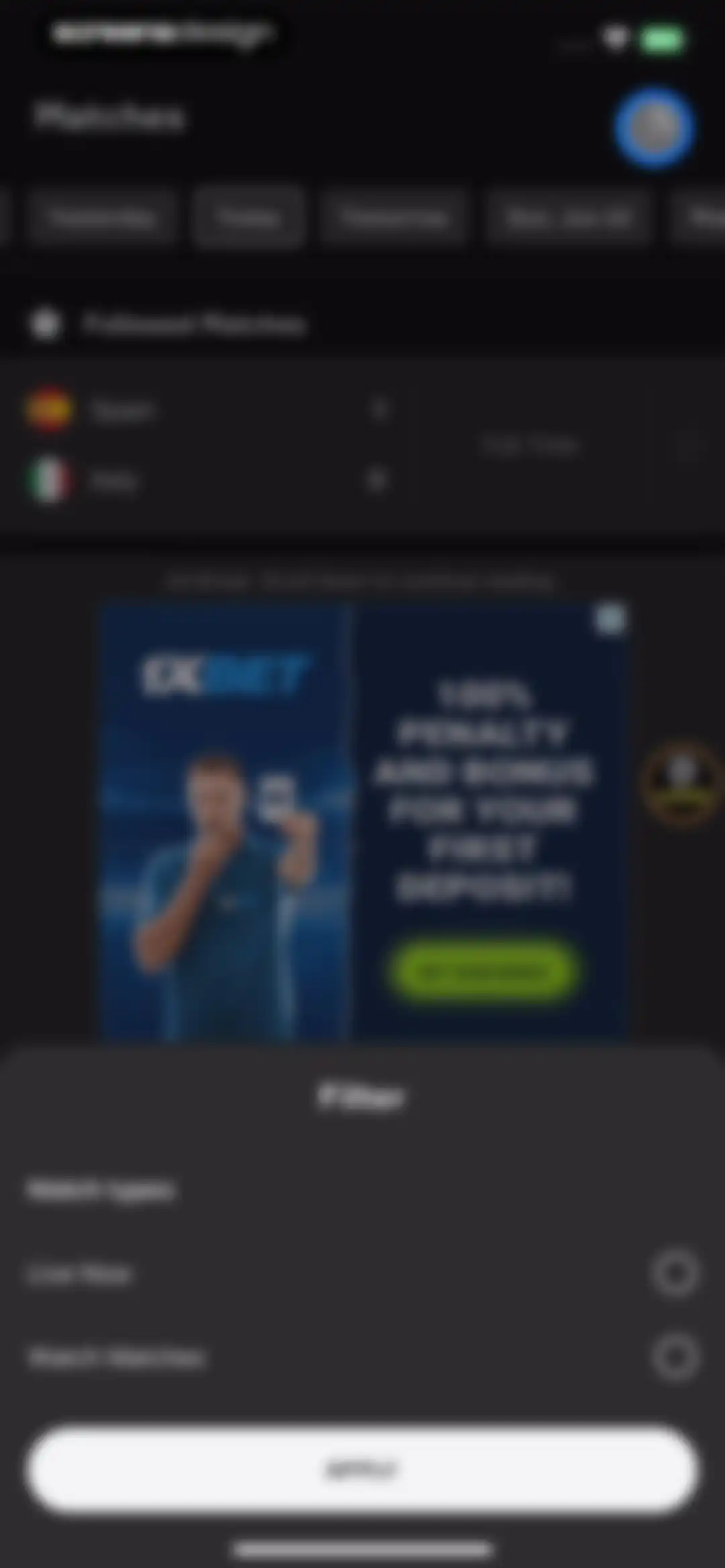 OneFootball Live Soccer scores screen 53