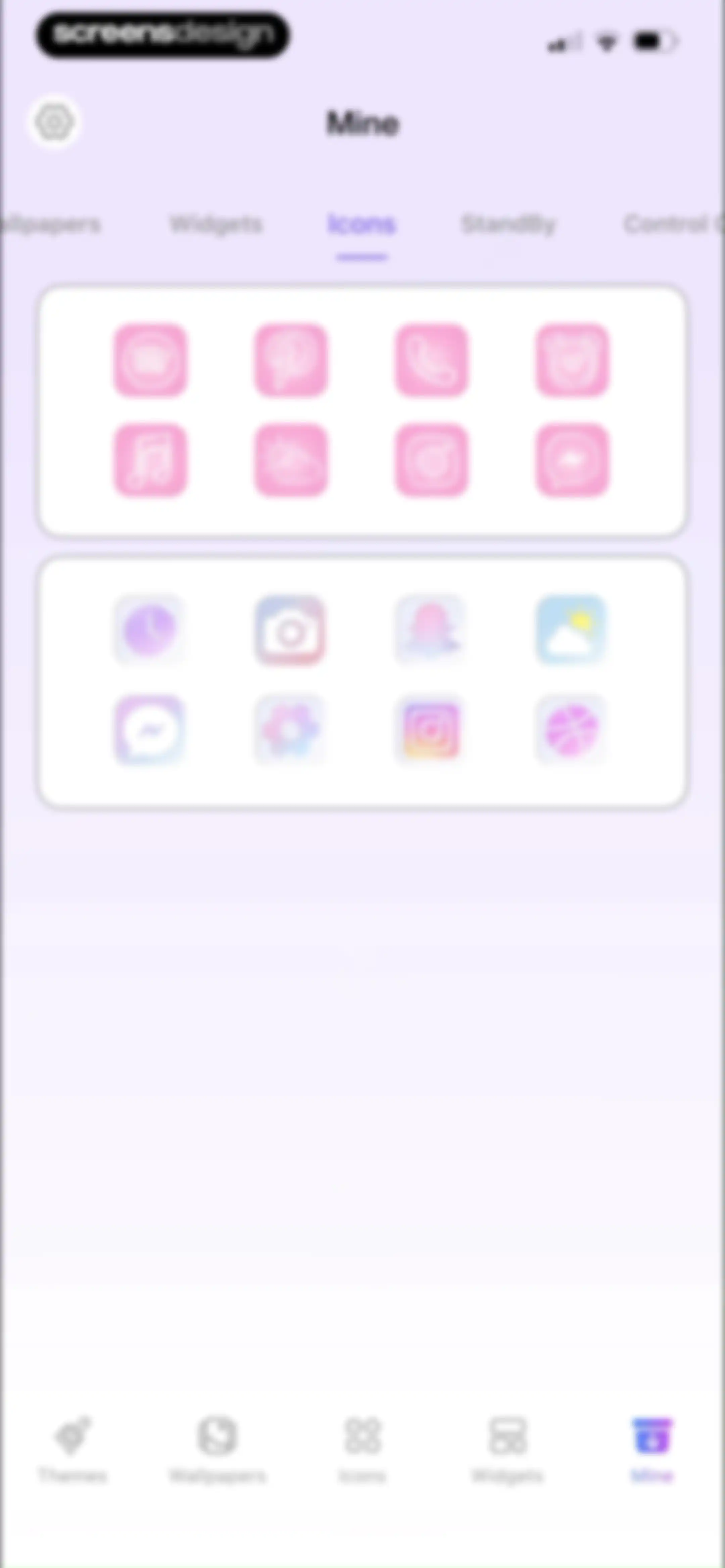 Themie: Wallpapers & Theme screen 106