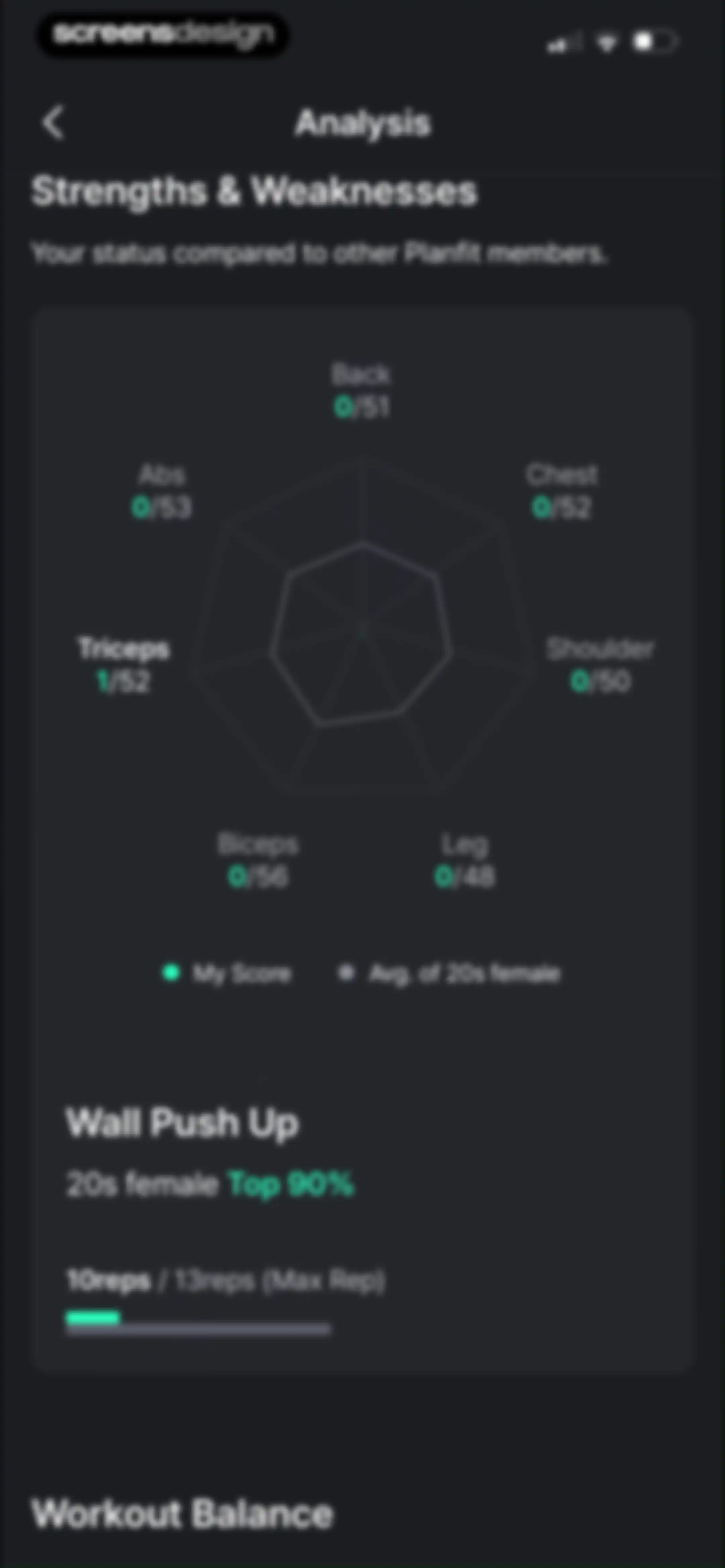 Planfit AI Gym Workout Planner screen 178
