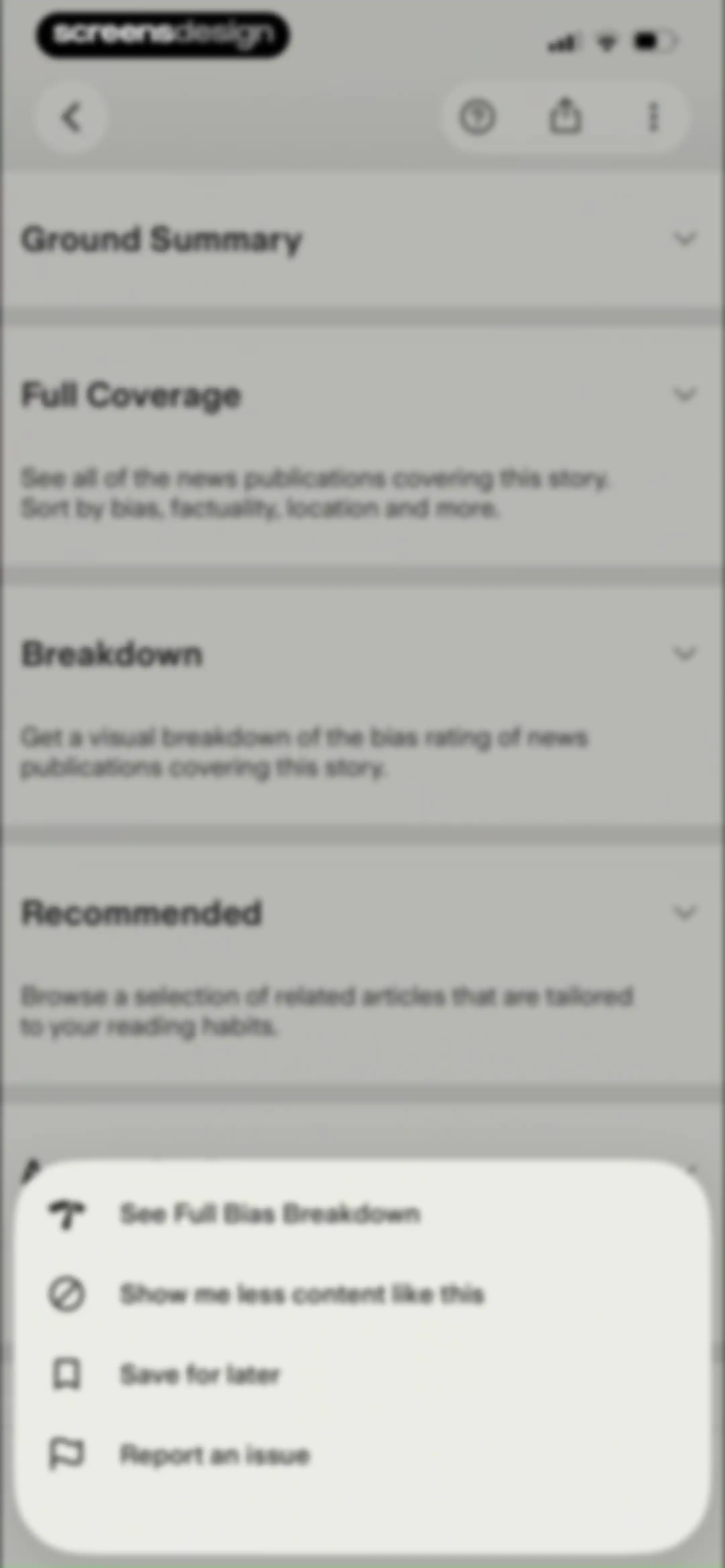 Ground News screen 34