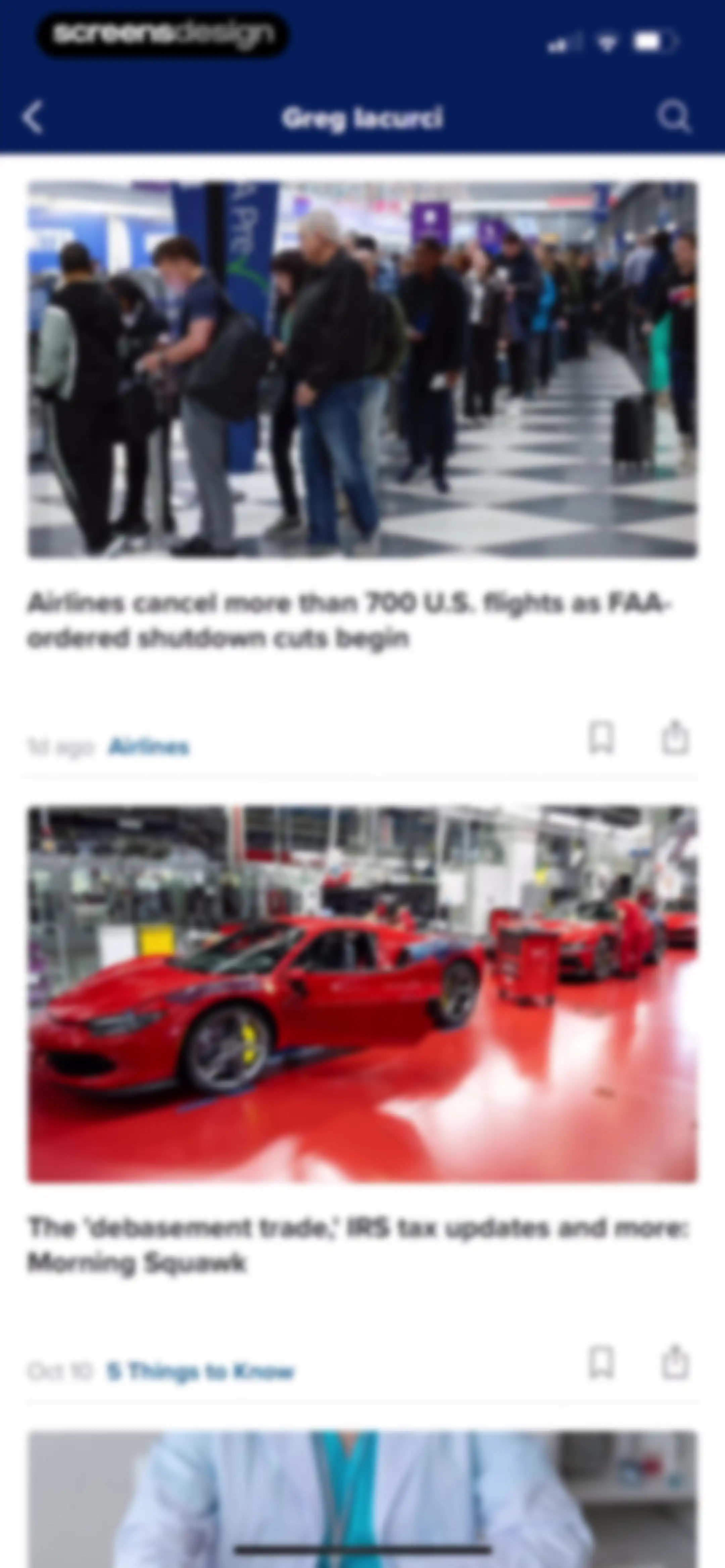 CNBC: Stock Market & Business screen 15