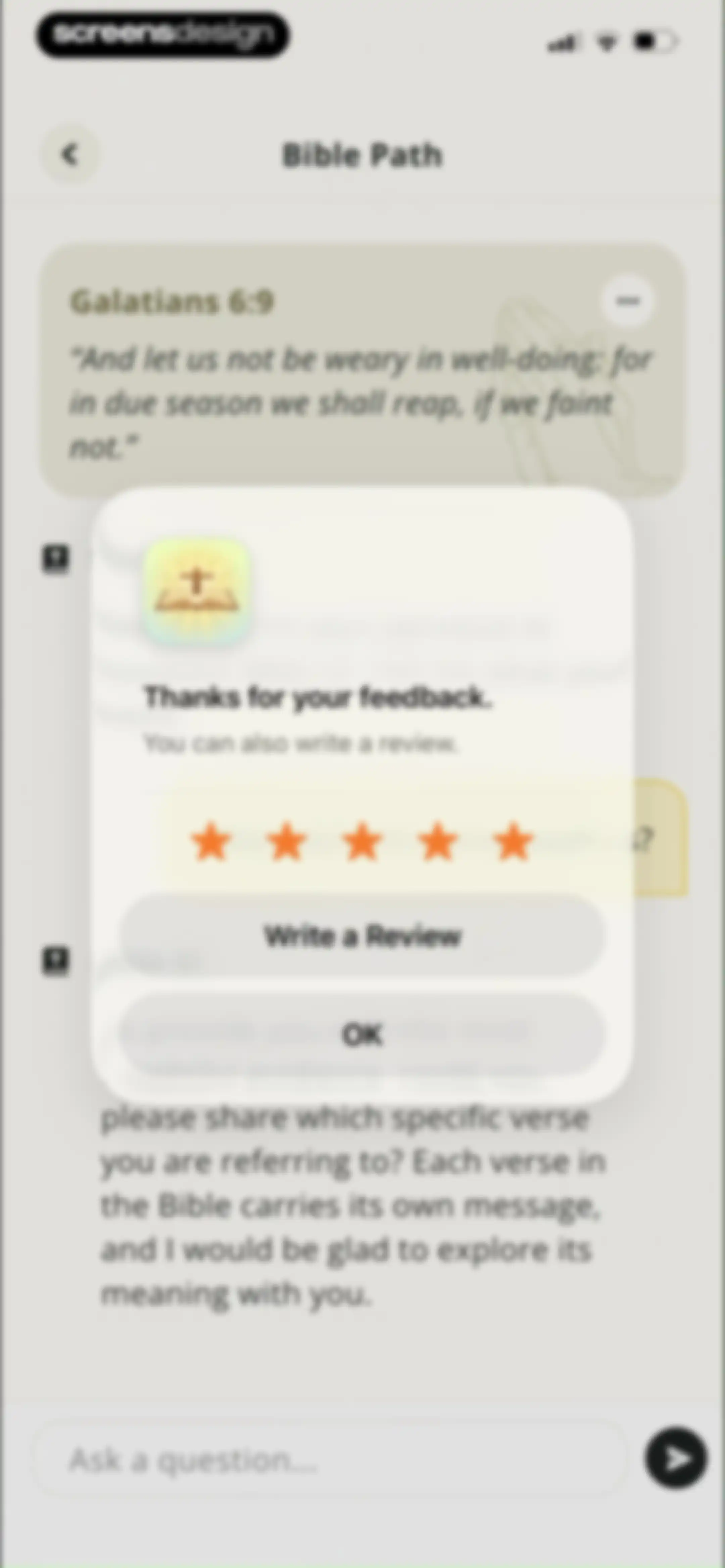 Bible Path: Prayers & Widgets screen 33