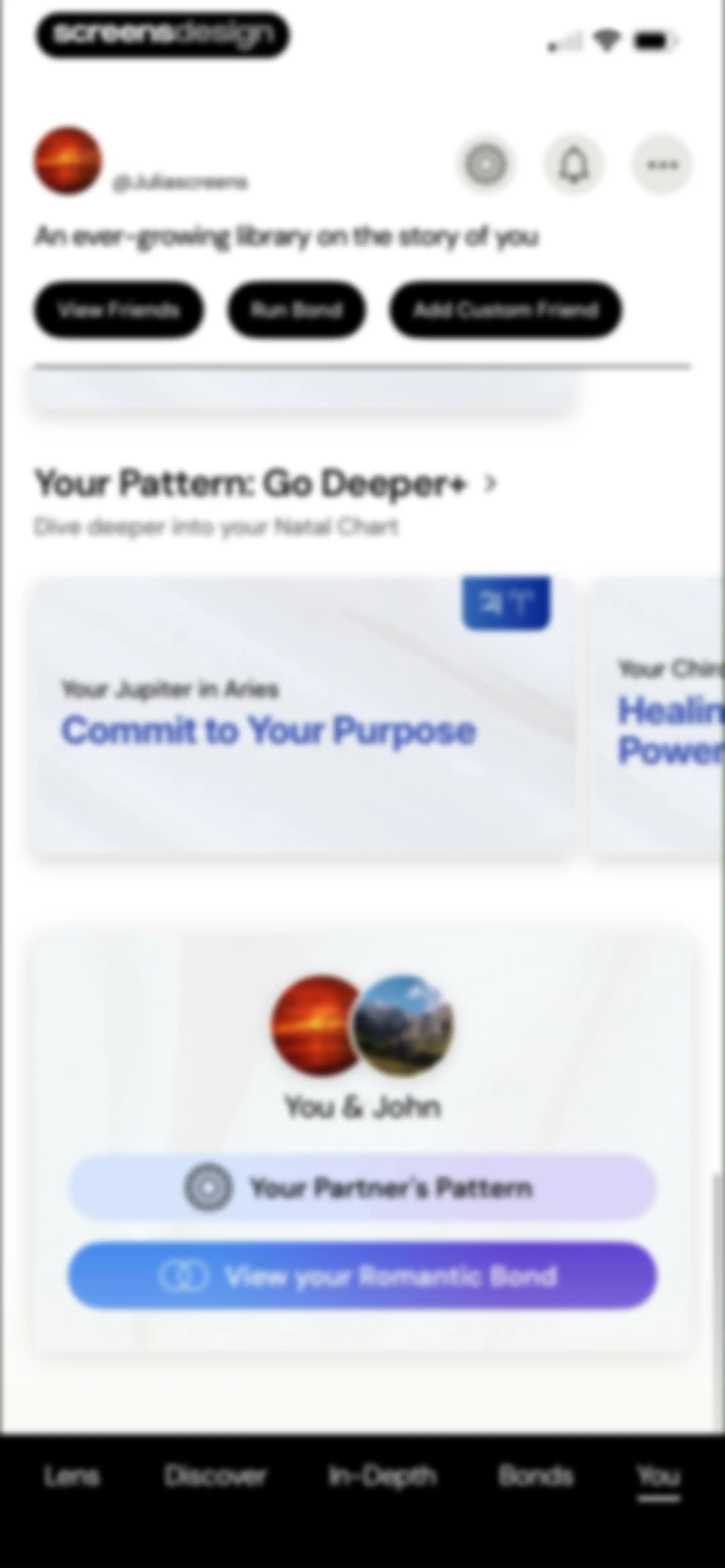 The Pattern: Astrology screen 103