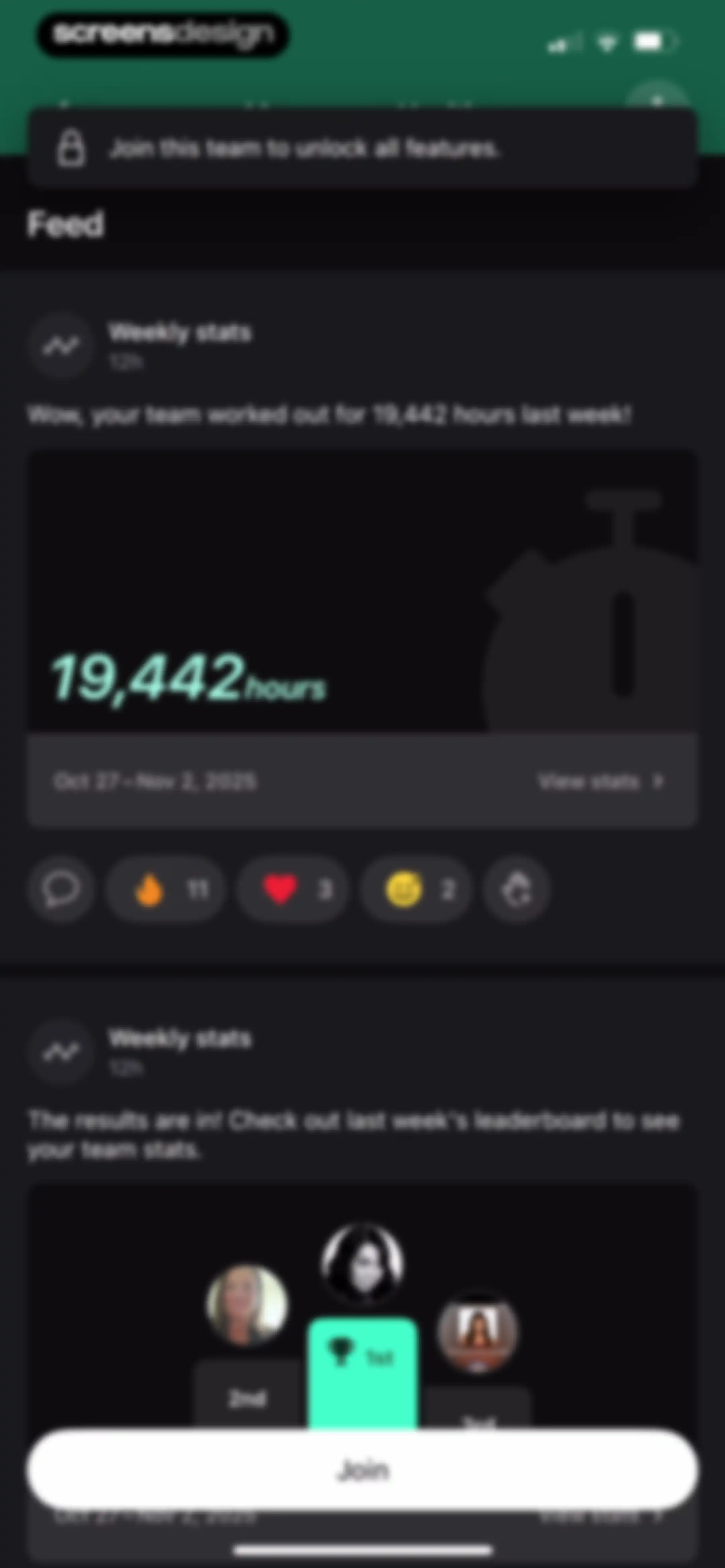 Peloton: Fitness & Workouts screen 189