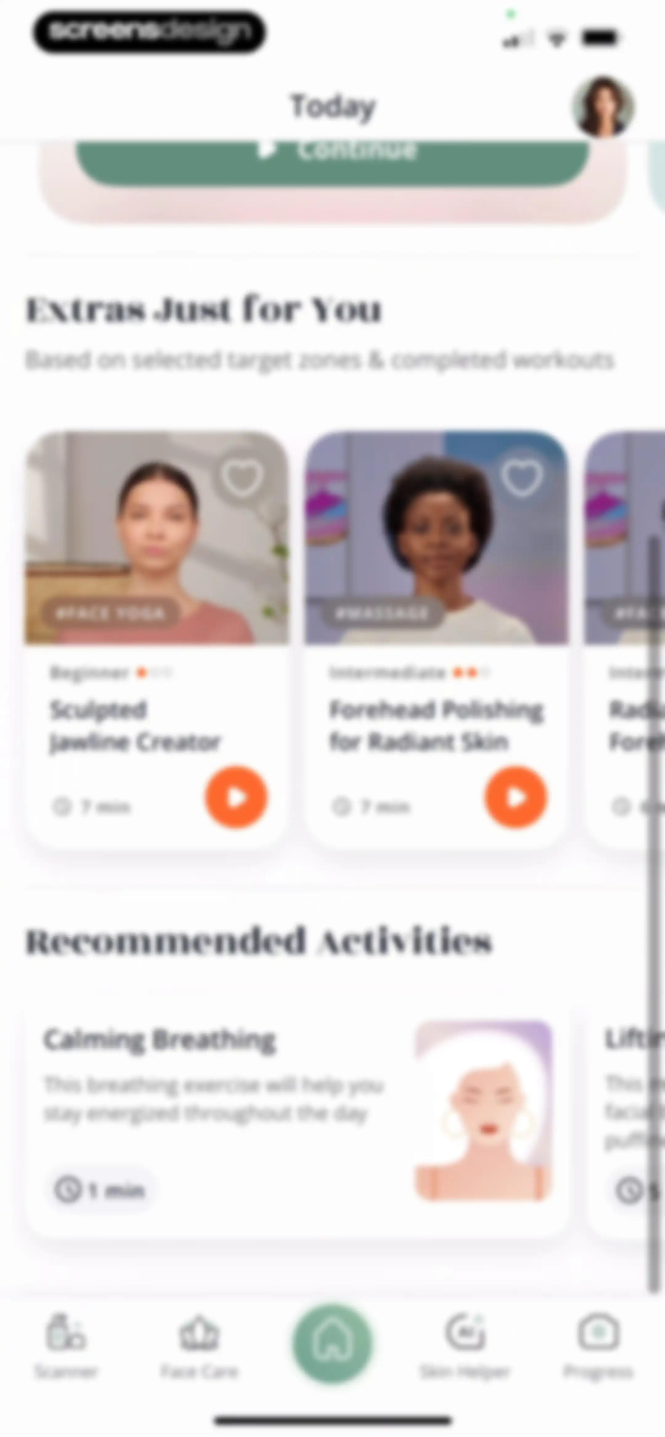 Luvly: Face Yoga Exercises screen 85